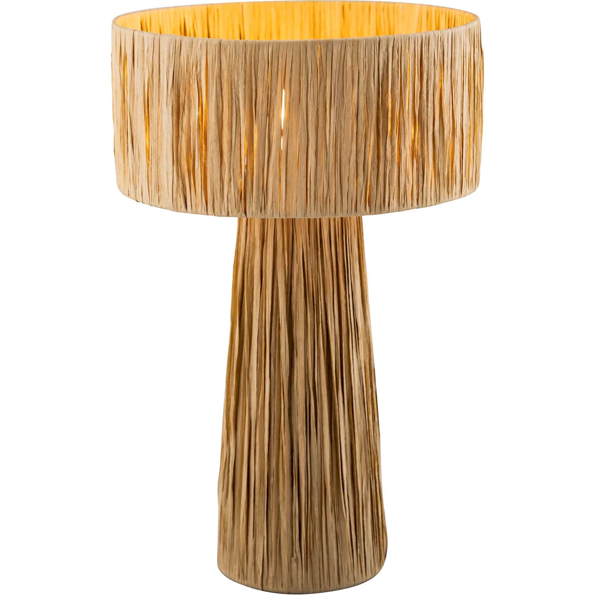 Shannon Rafia Table Lamp Natural - Image 3