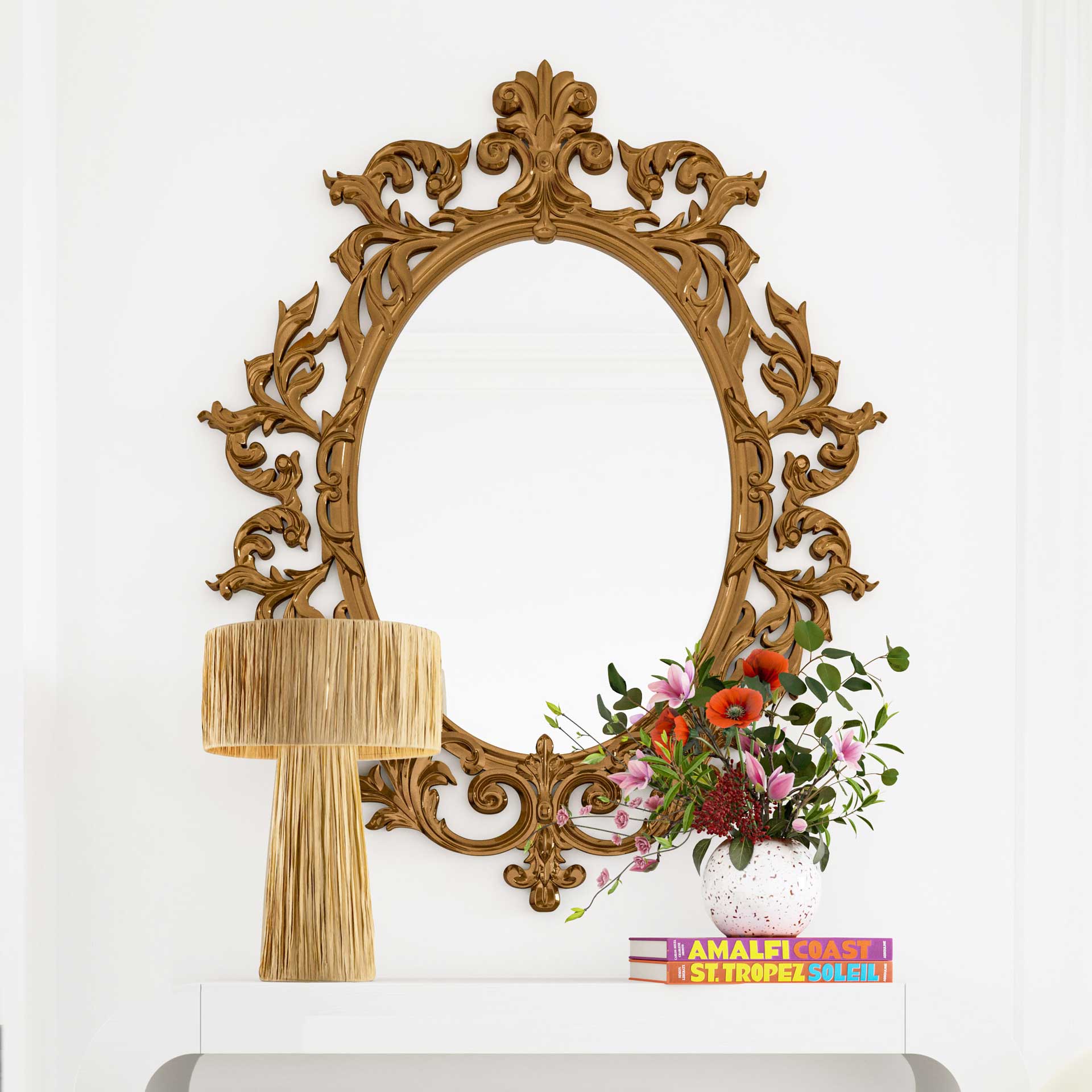 Shannon Rafia Table Lamp Natural - Image 7