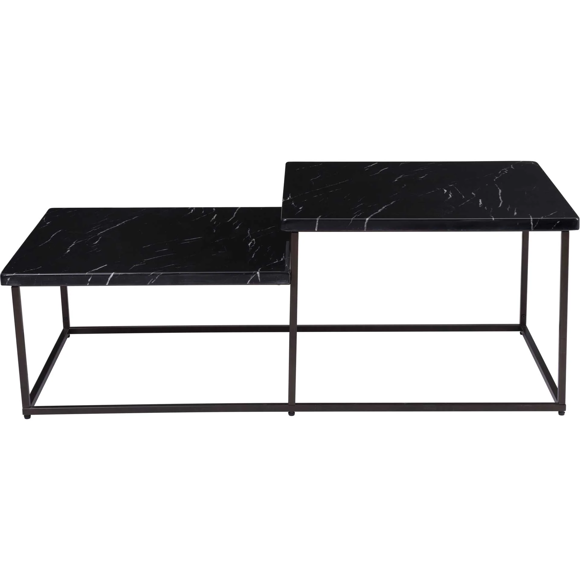 Shaw Coffee Table Black/Stone/Antique Brass - Image 3