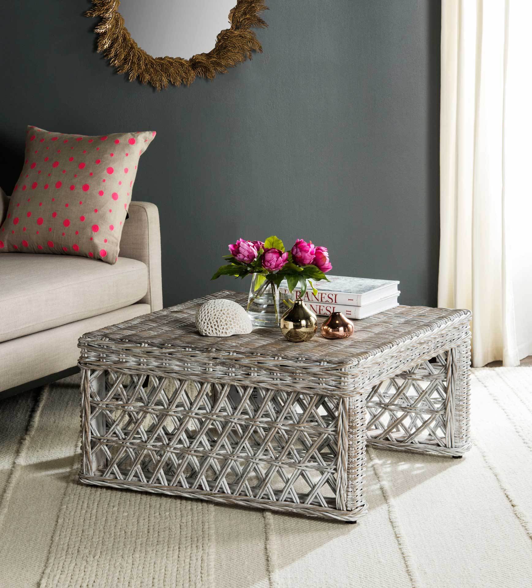 Shayla Wicker Coffee Table - Image 3