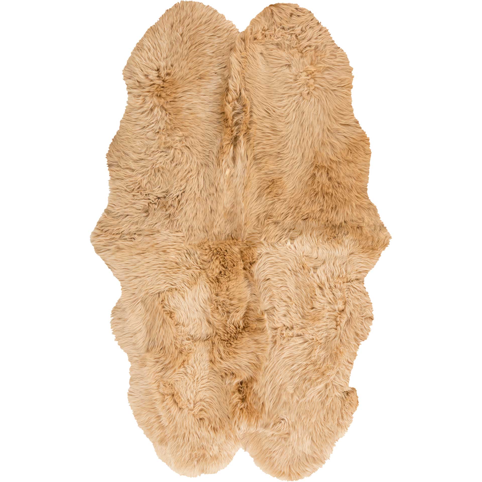Sheepskin Gold Area Rug - Image 3