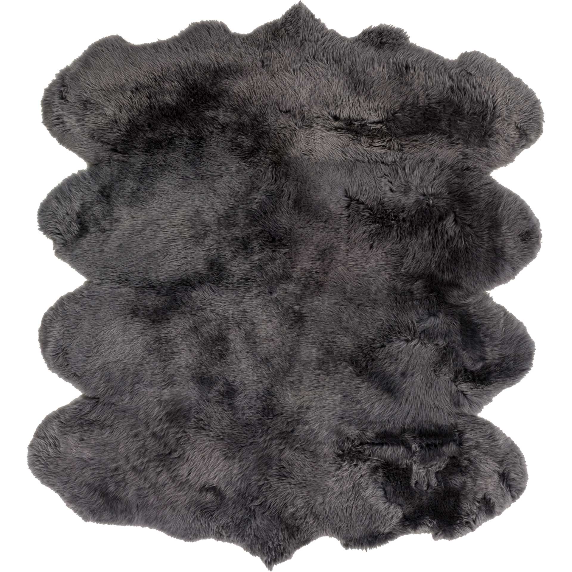 Sheepskin Light Gray Area Rug - Image 2