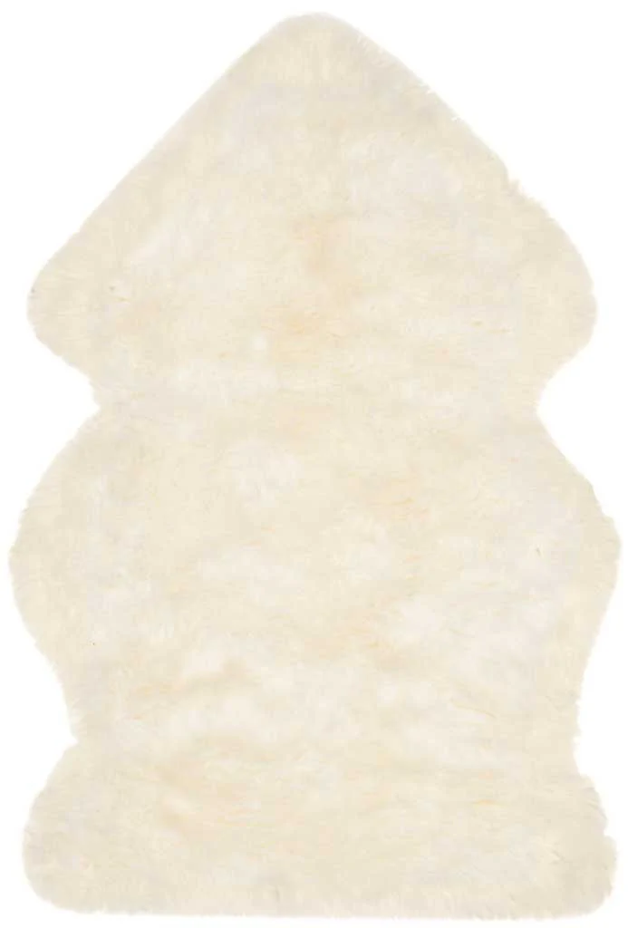 Sheepskin Pelt White Area Rug - Image 4
