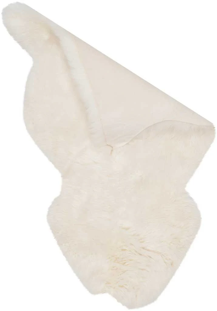 Sheepskin Pelt White Area Rug - Image 5