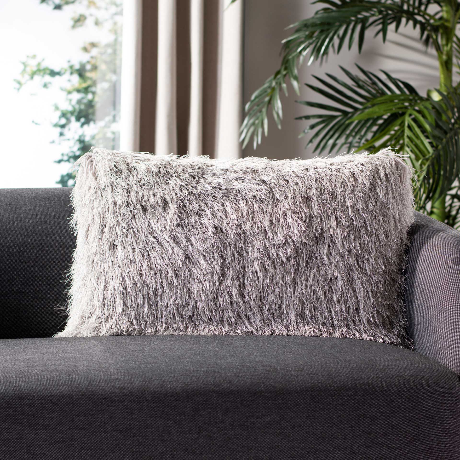 Sheer Modish Metallic Pillow Metallic Silver - Image 5