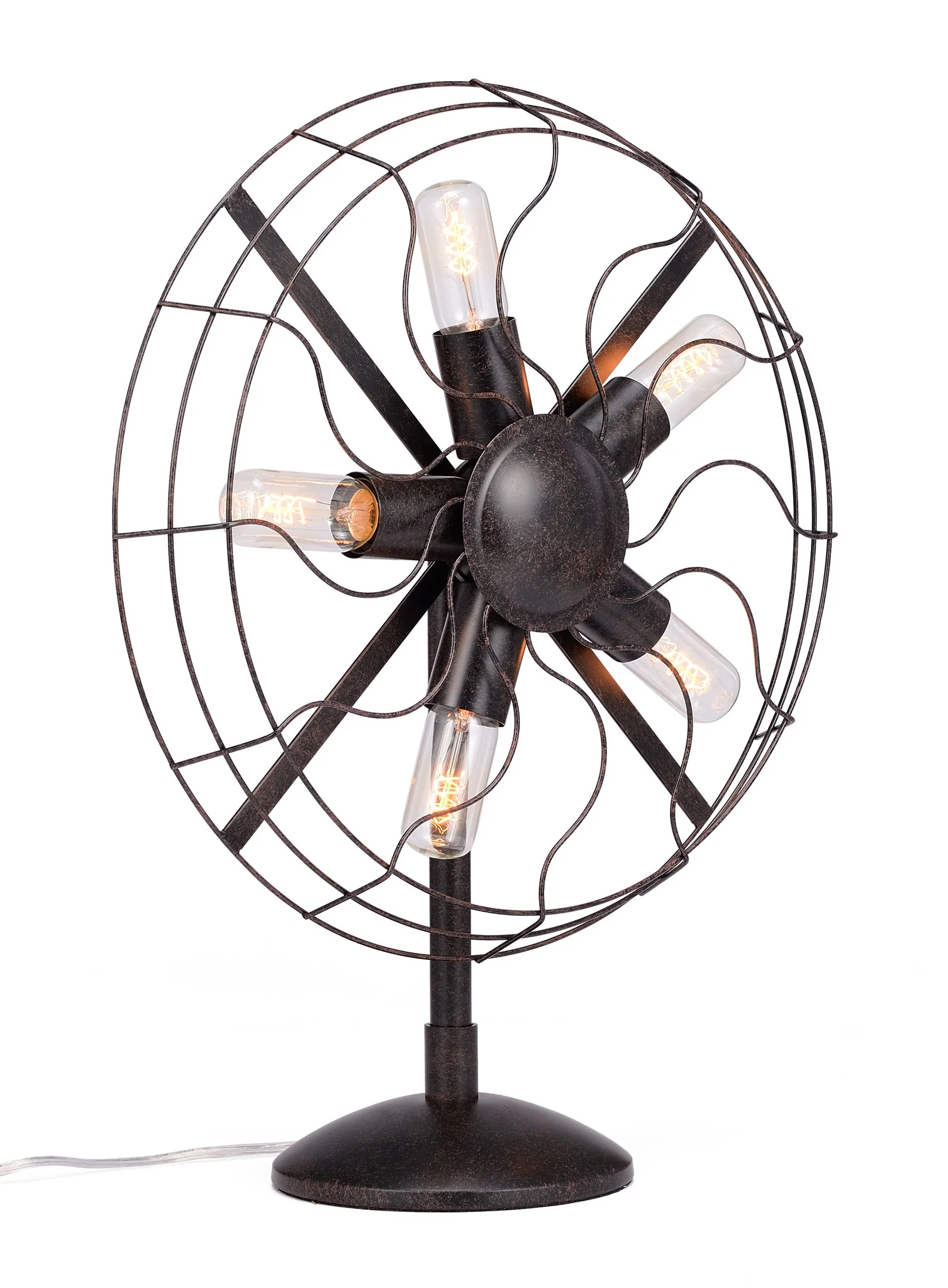 Shelby Table Lamp Rust Black - Image 3