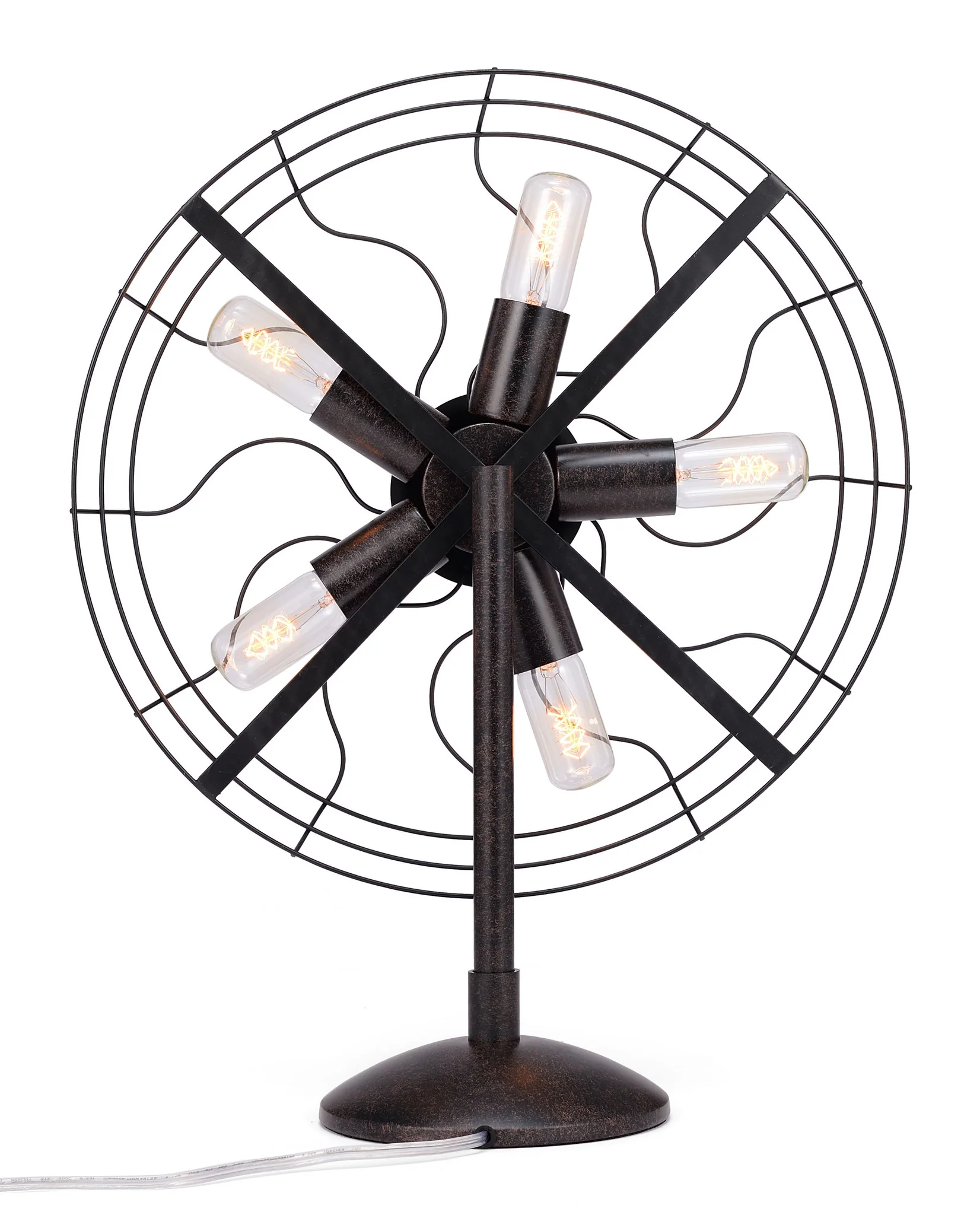 Shelby Table Lamp Rust Black - Image 4