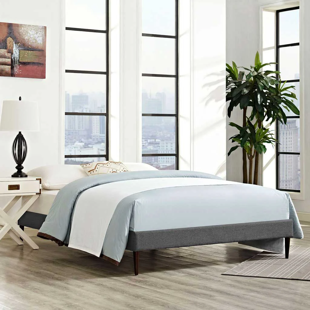 Shelton Fabric Bed Gray - Image 5