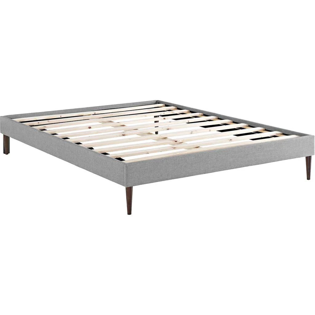 Shelton Fabric Bed Light Gray - Image 4