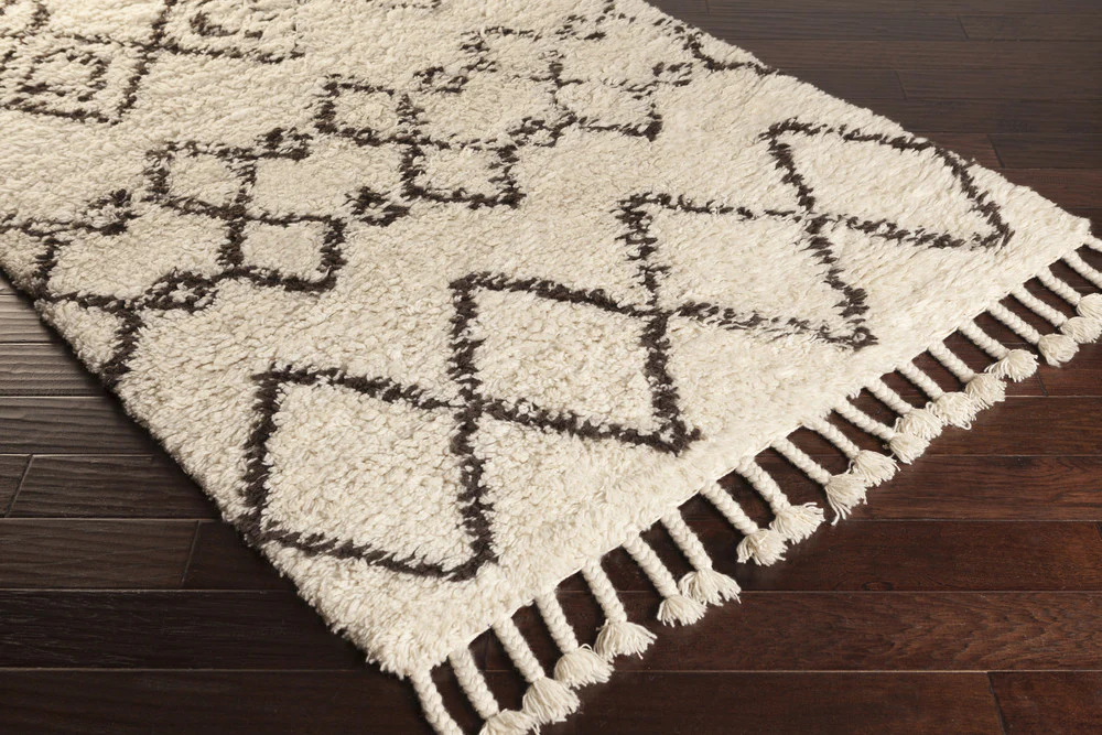 Sherpa Ivory/Taupe Area Rug - Image 2