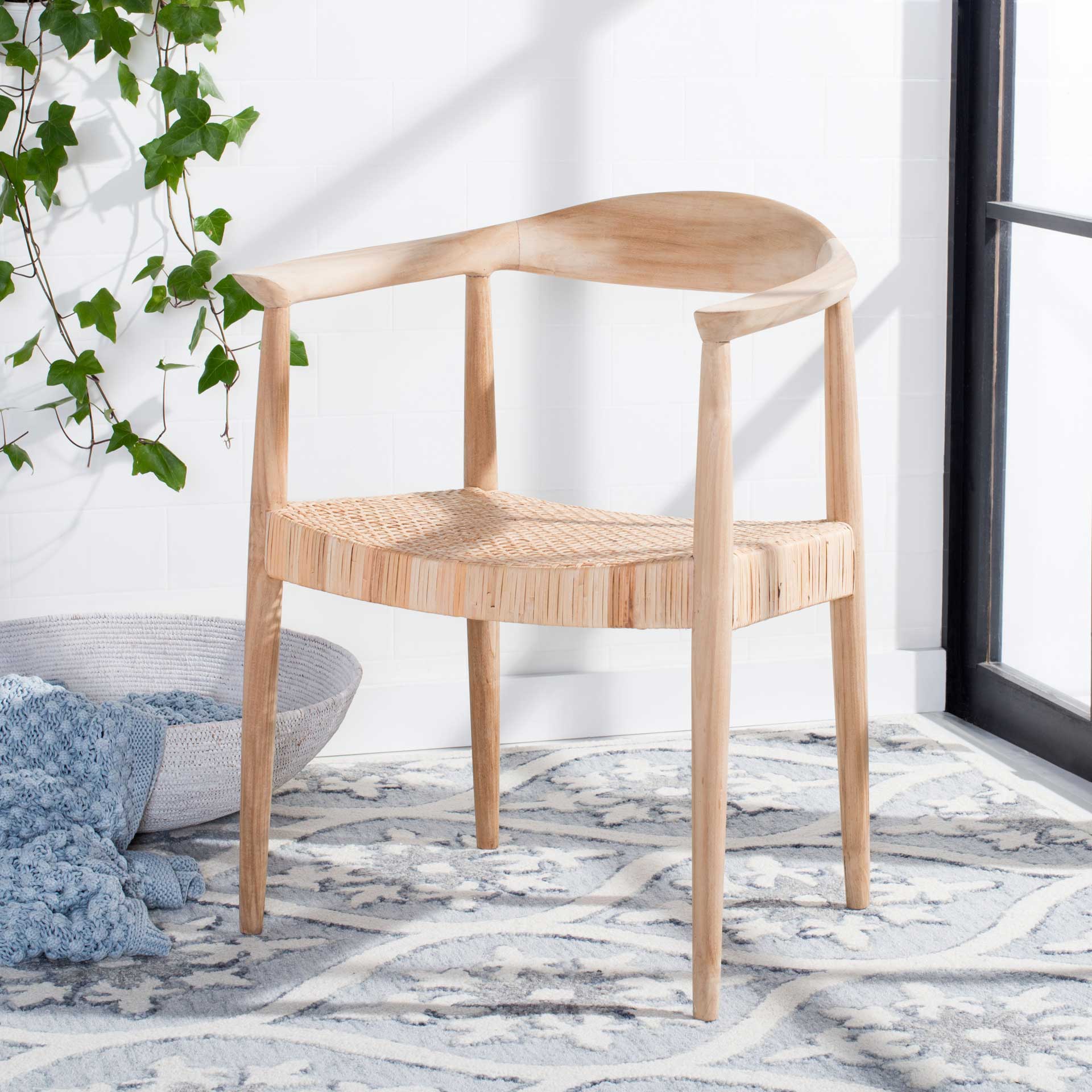 Sia Rattan Peel Accent Chair Natural - Image 4