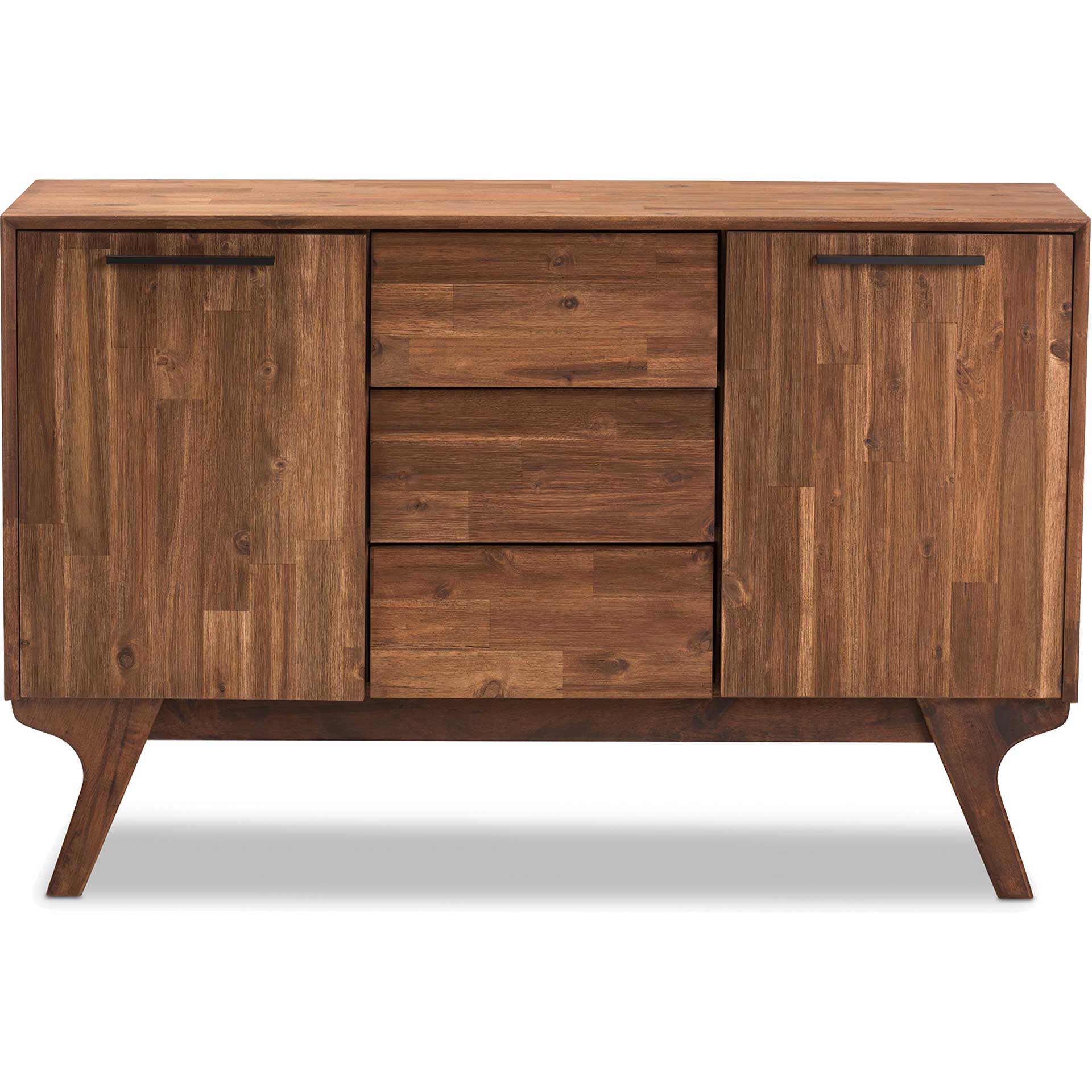 Siara 3-Drawer Sideboard Brown - Image 2
