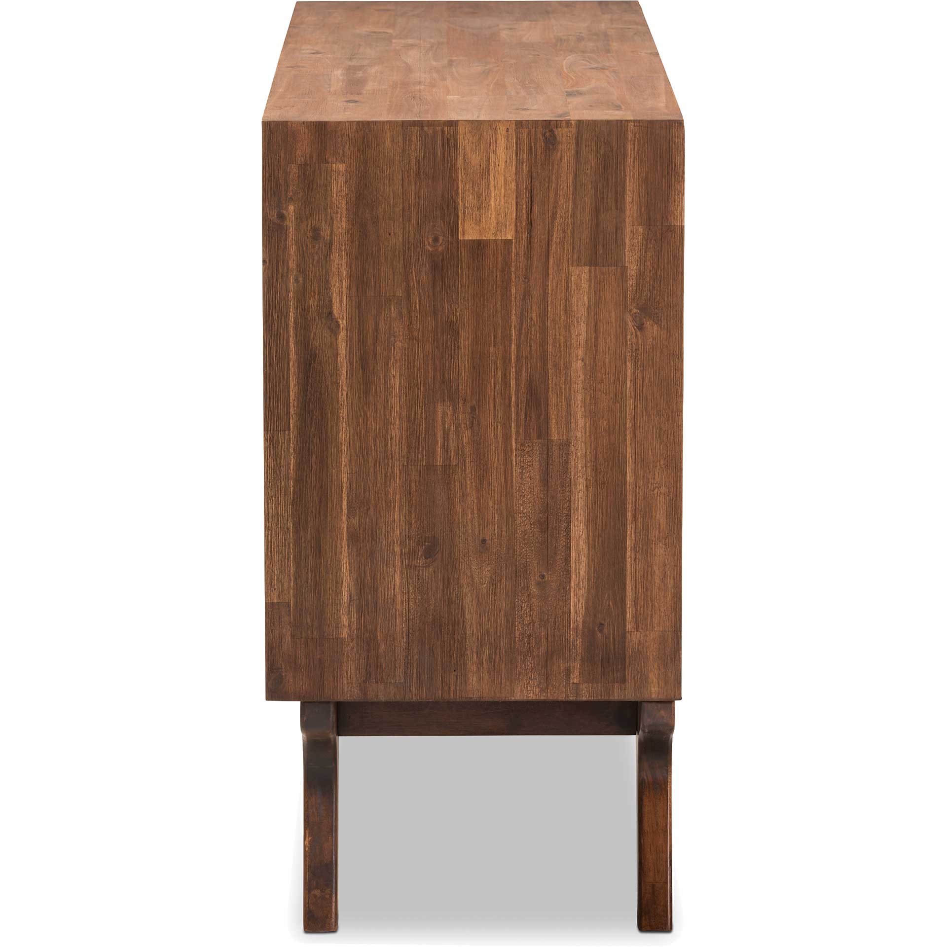 Siara 3-Drawer Sideboard Brown - Image 3