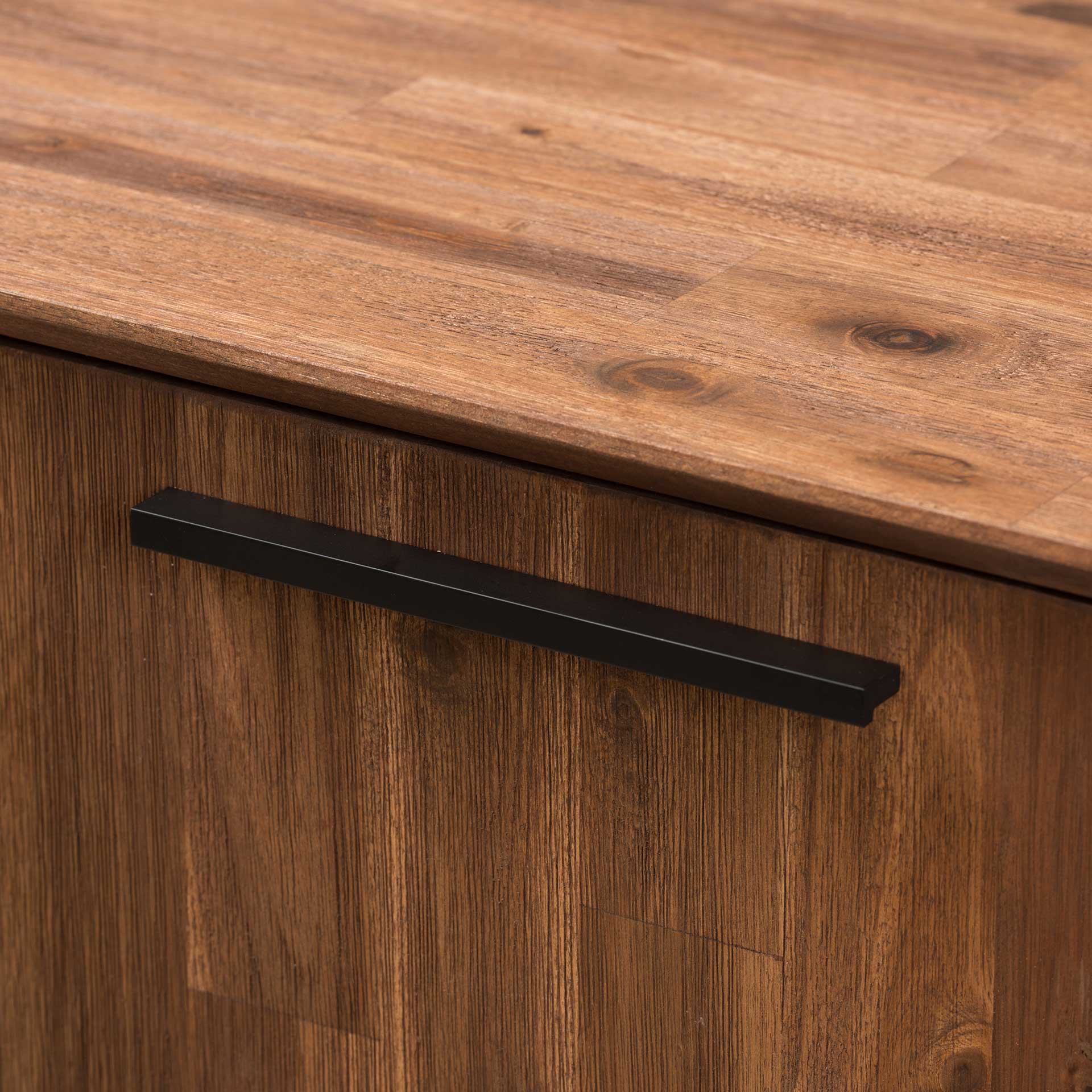 Siara 3-Drawer Sideboard Brown - Image 5