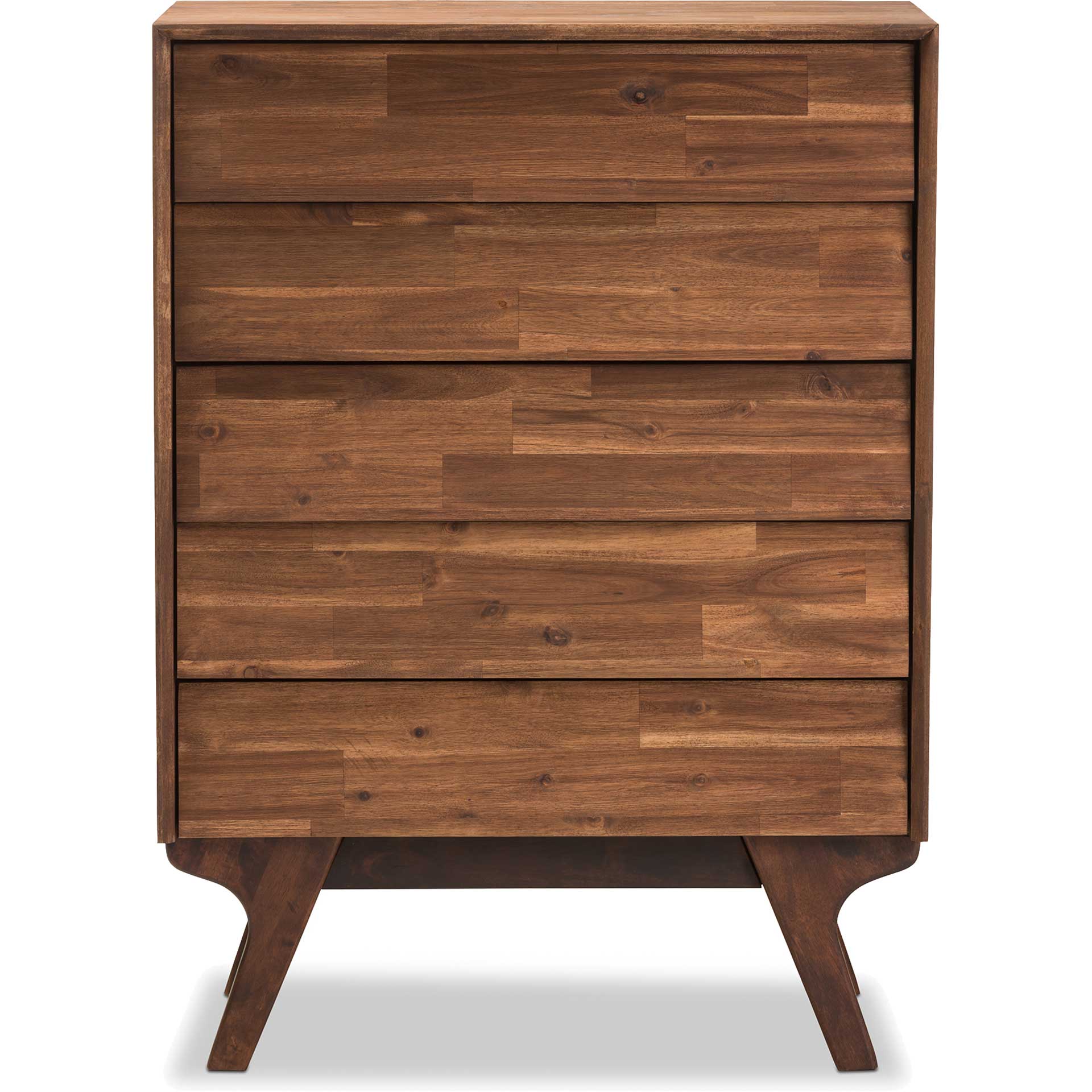 Siara 5-Drawer Chest Brown - Image 2