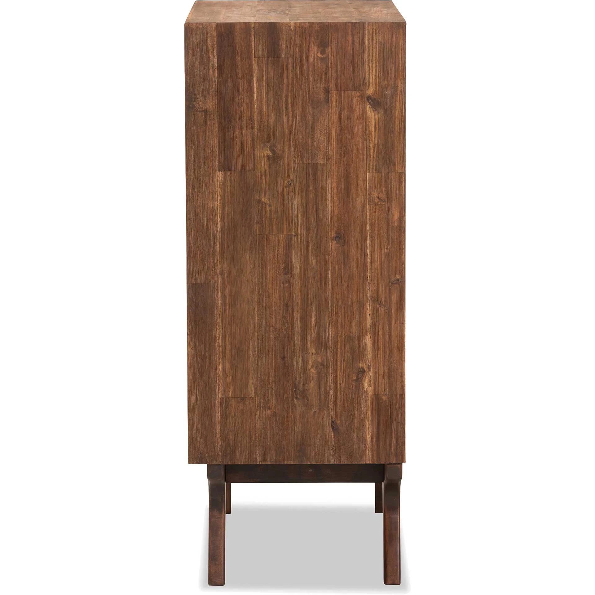 Siara 5-Drawer Chest Brown - Image 3