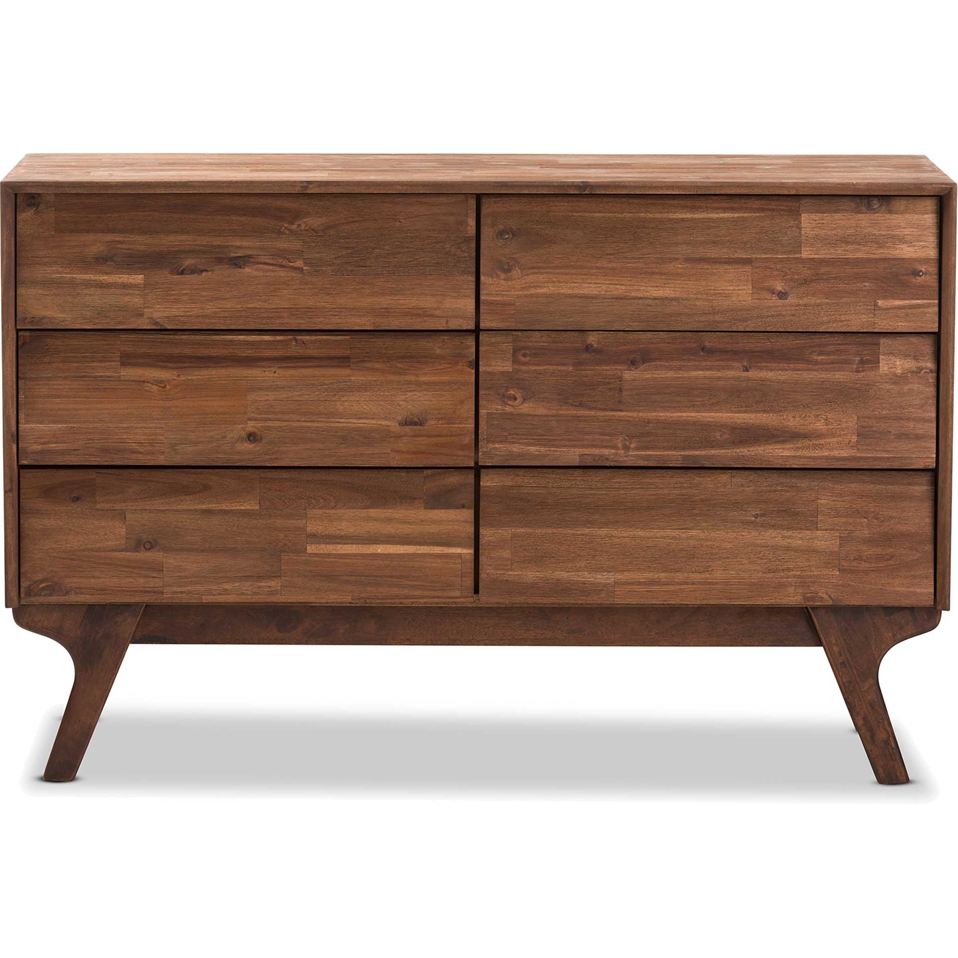 Siara 6-Drawer Dresser Brown - Image 2
