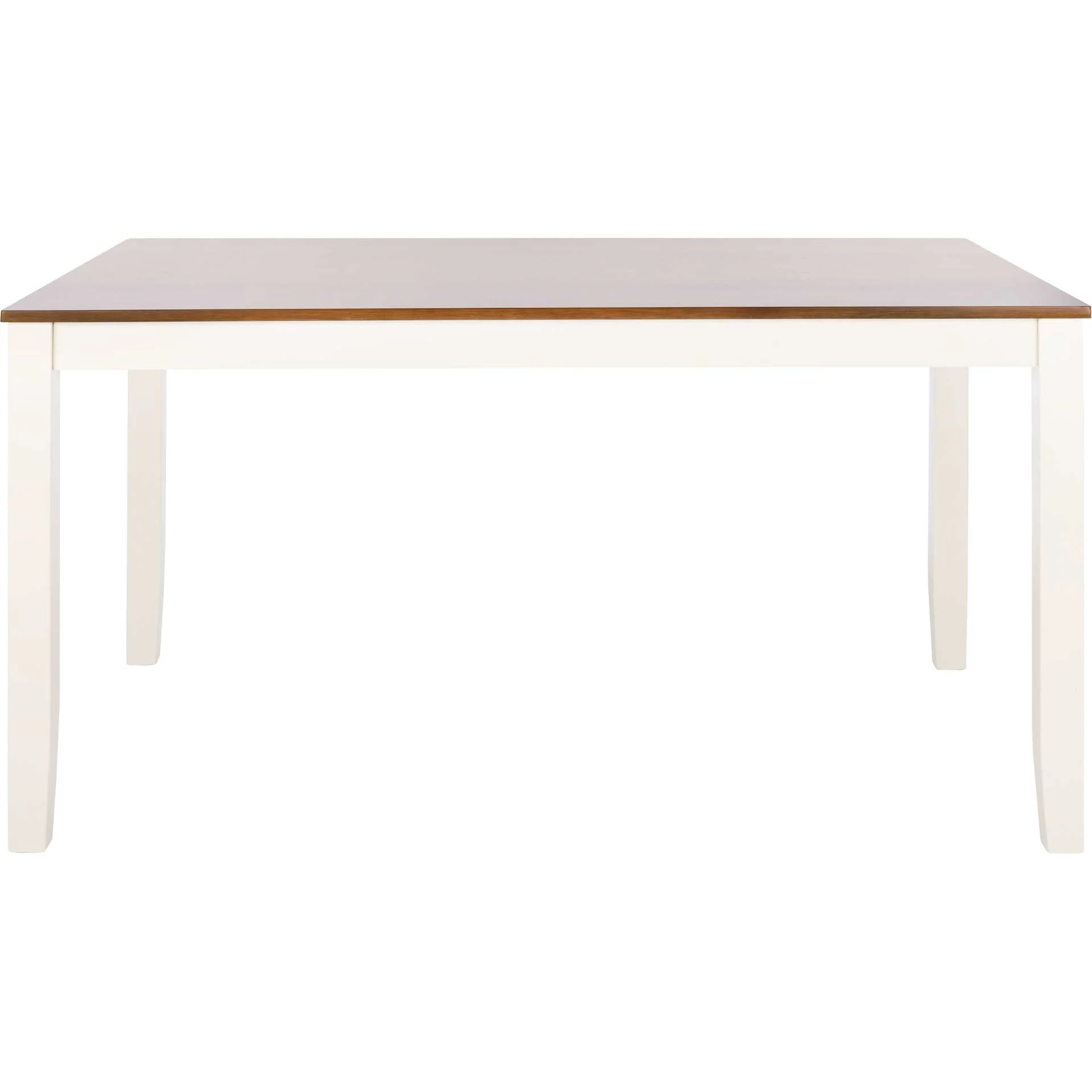 Sicily Rectangle Dining Table White/Natural - Image 4