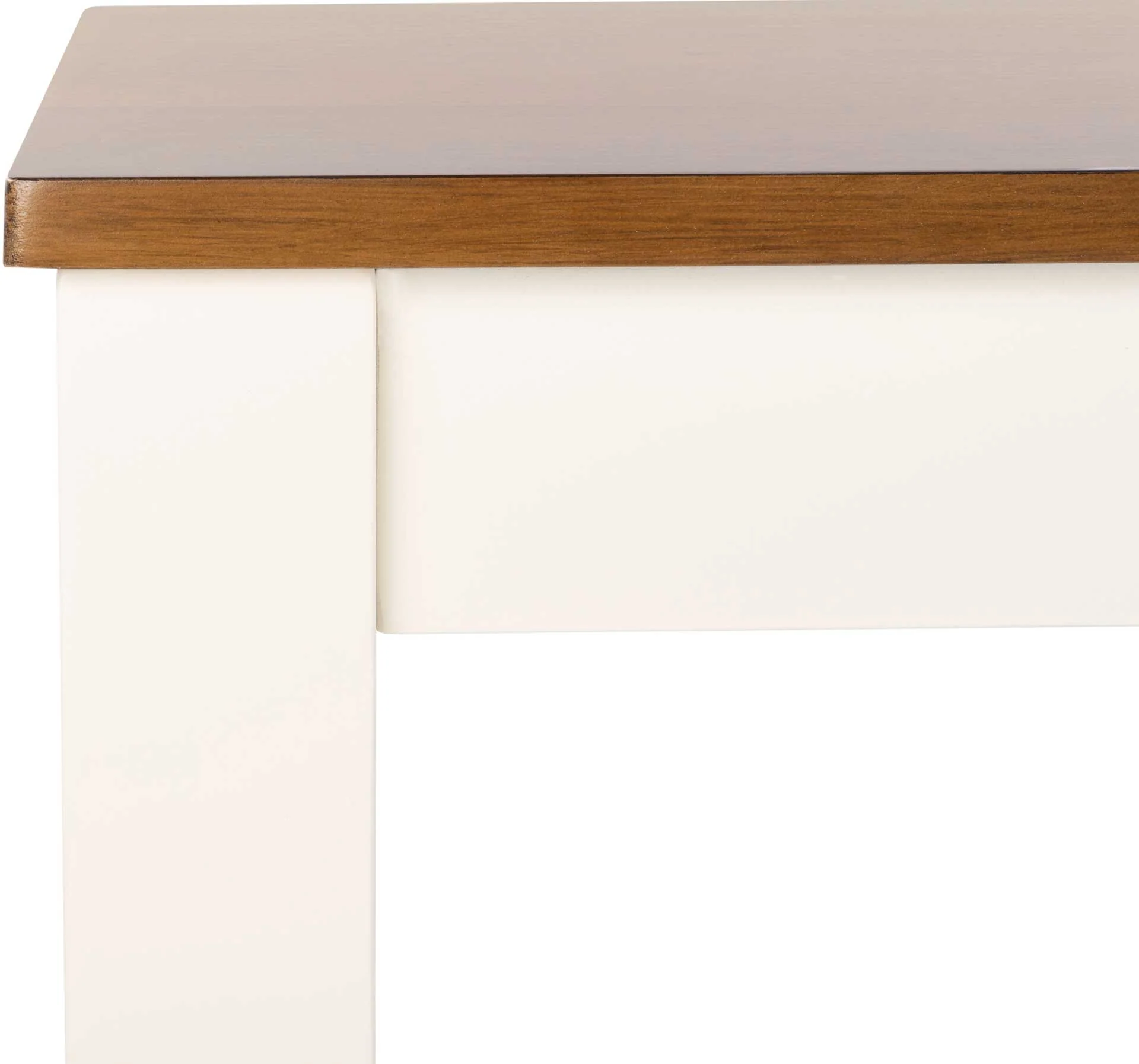 Sicily Rectangle Dining Table White/Natural - Image 5