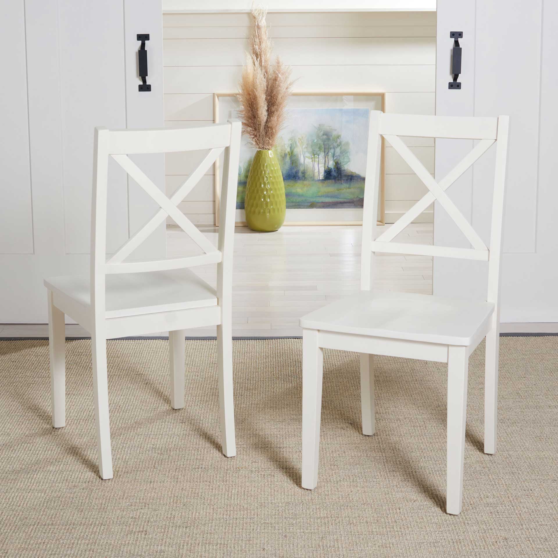 Sicily X Back Dining Chair White (Set of 2) - Image 7