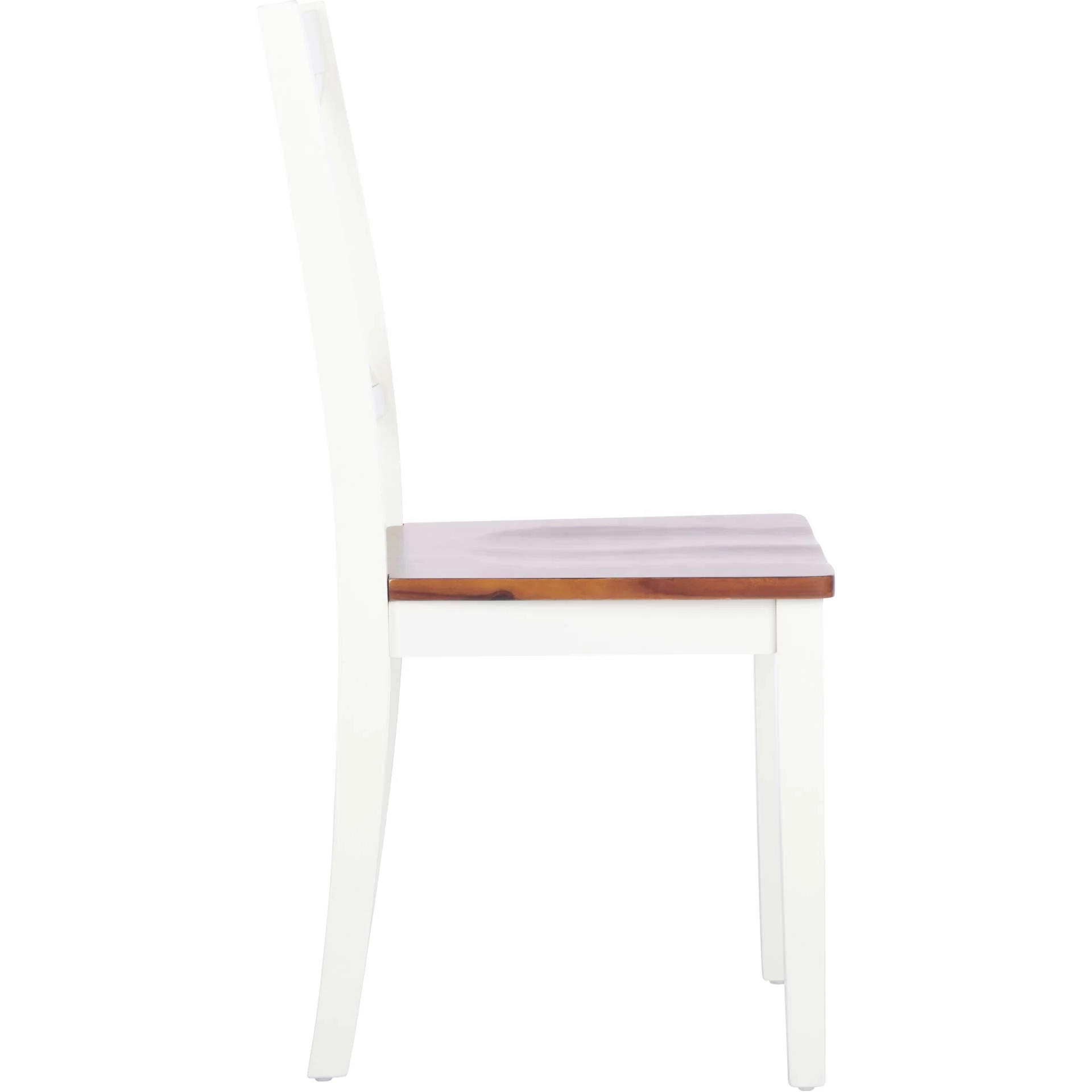 Sicily X Back Dining Chair White/Natural (Set of 2) - Image 4