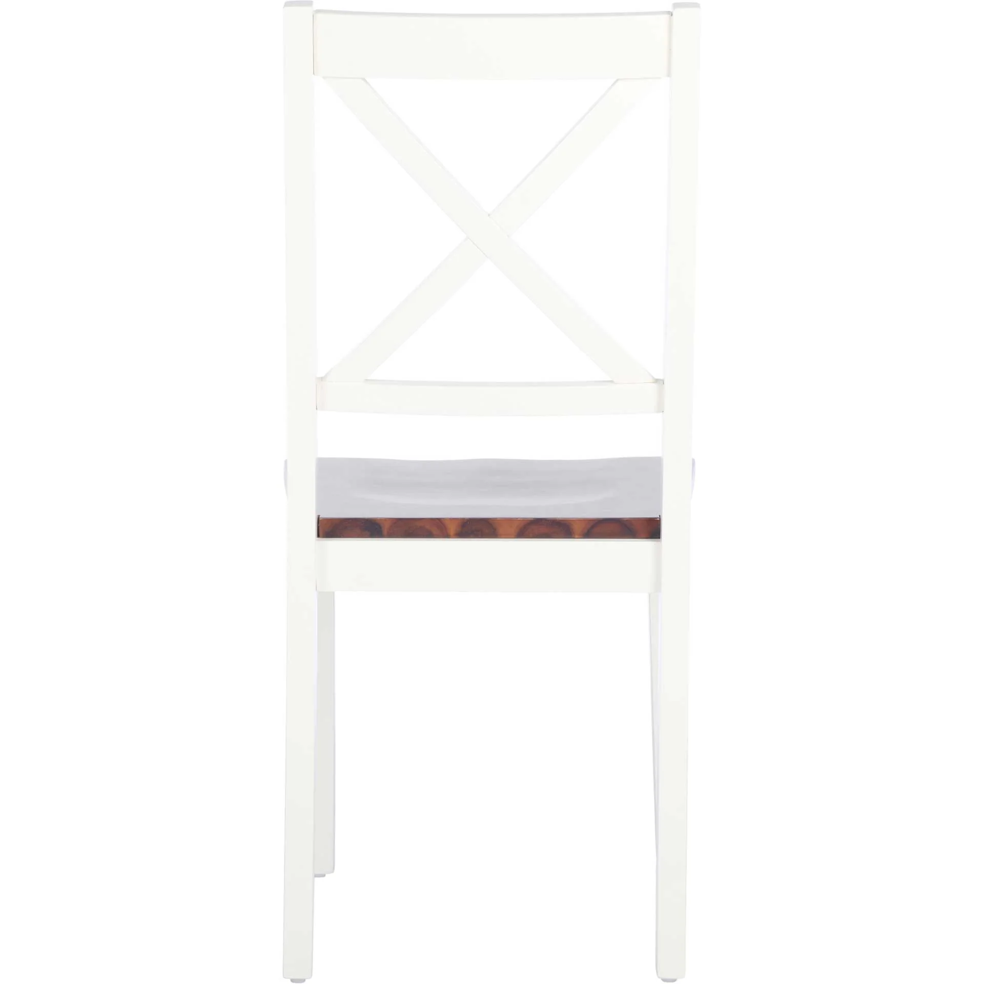 Sicily X Back Dining Chair White/Natural (Set of 2) - Image 5