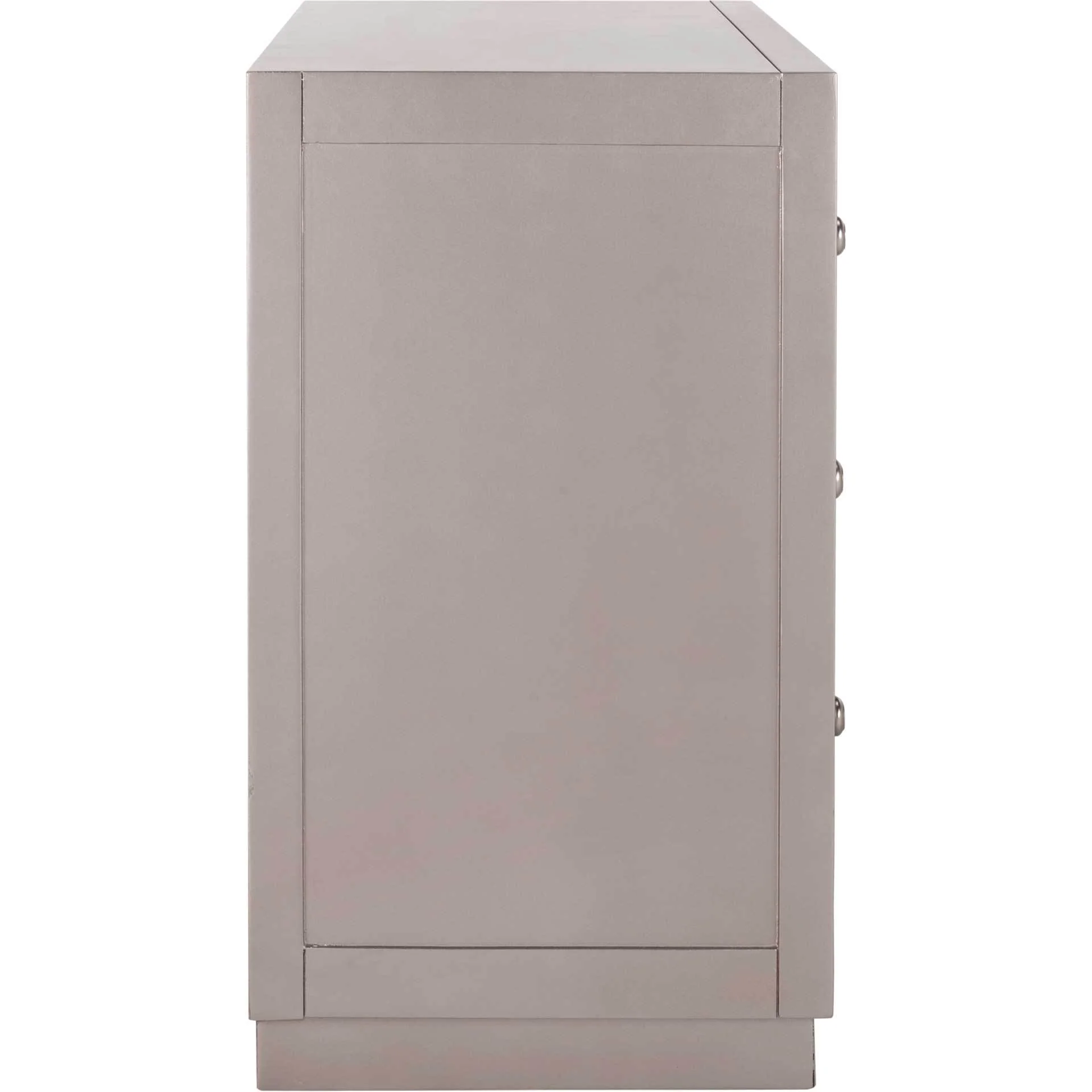Sid 3 Drawer Chest Champagne/Nickel/Mirror - Image 3