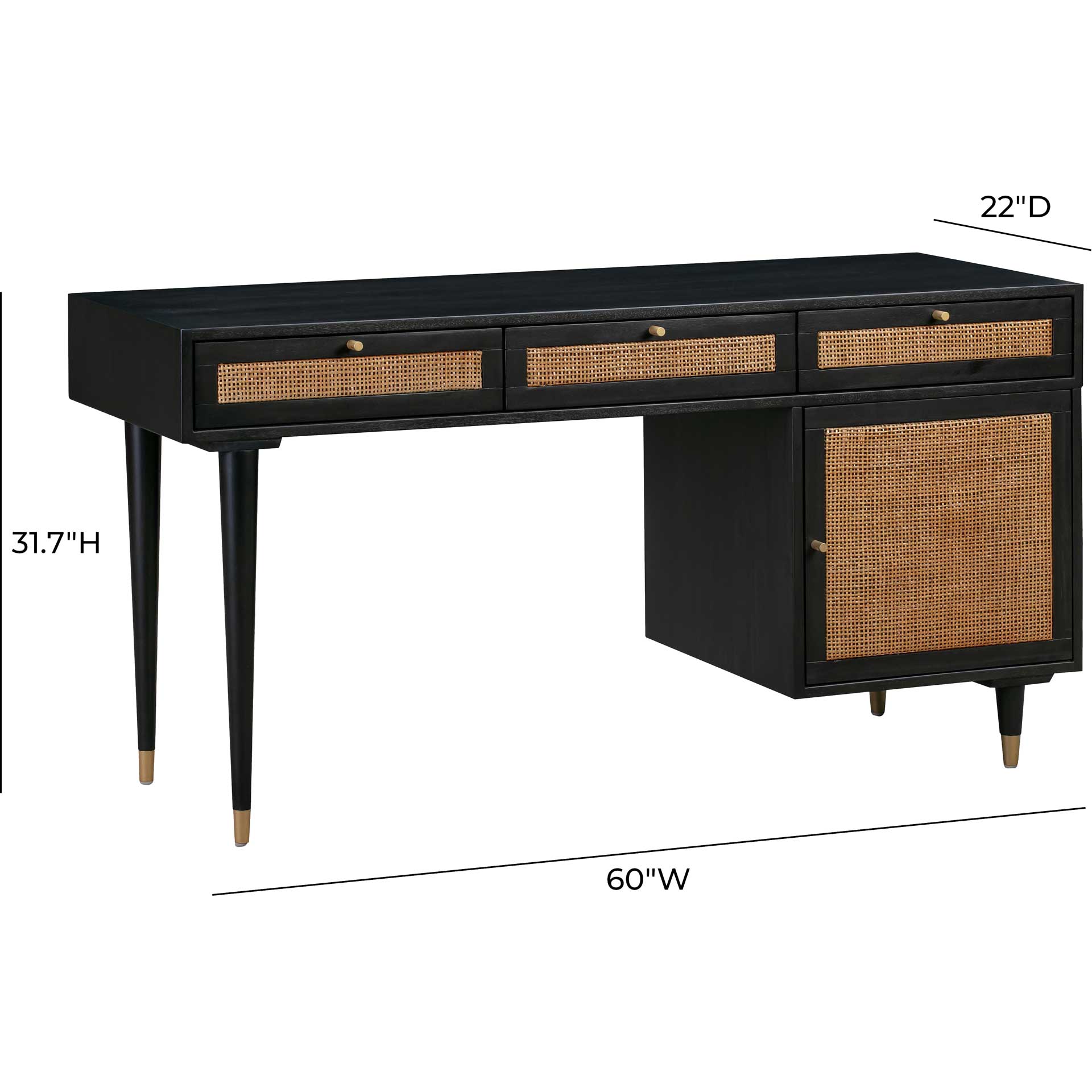 Sidney Desk Black - Image 8