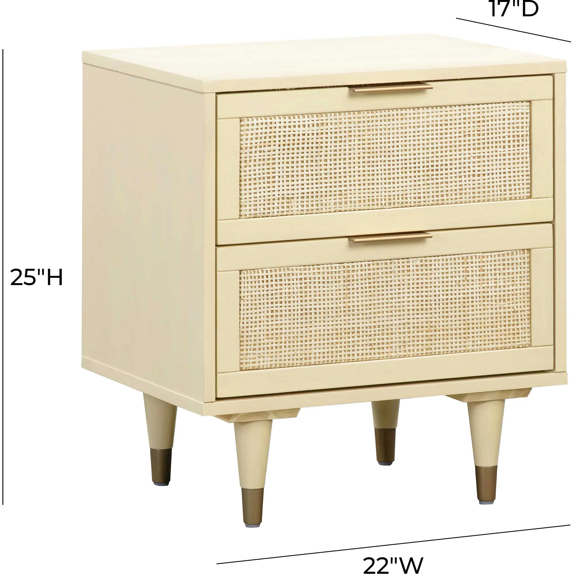 Sidney Nightstand Buttermilk - Image 6