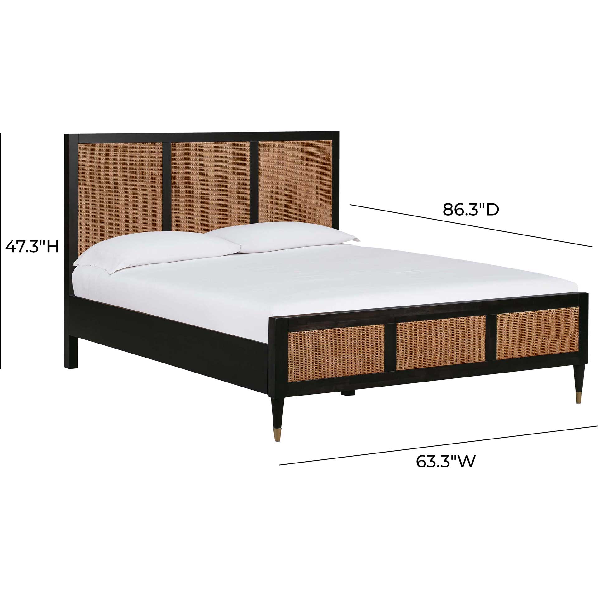 Sidney Noir Bed Black - Image 11
