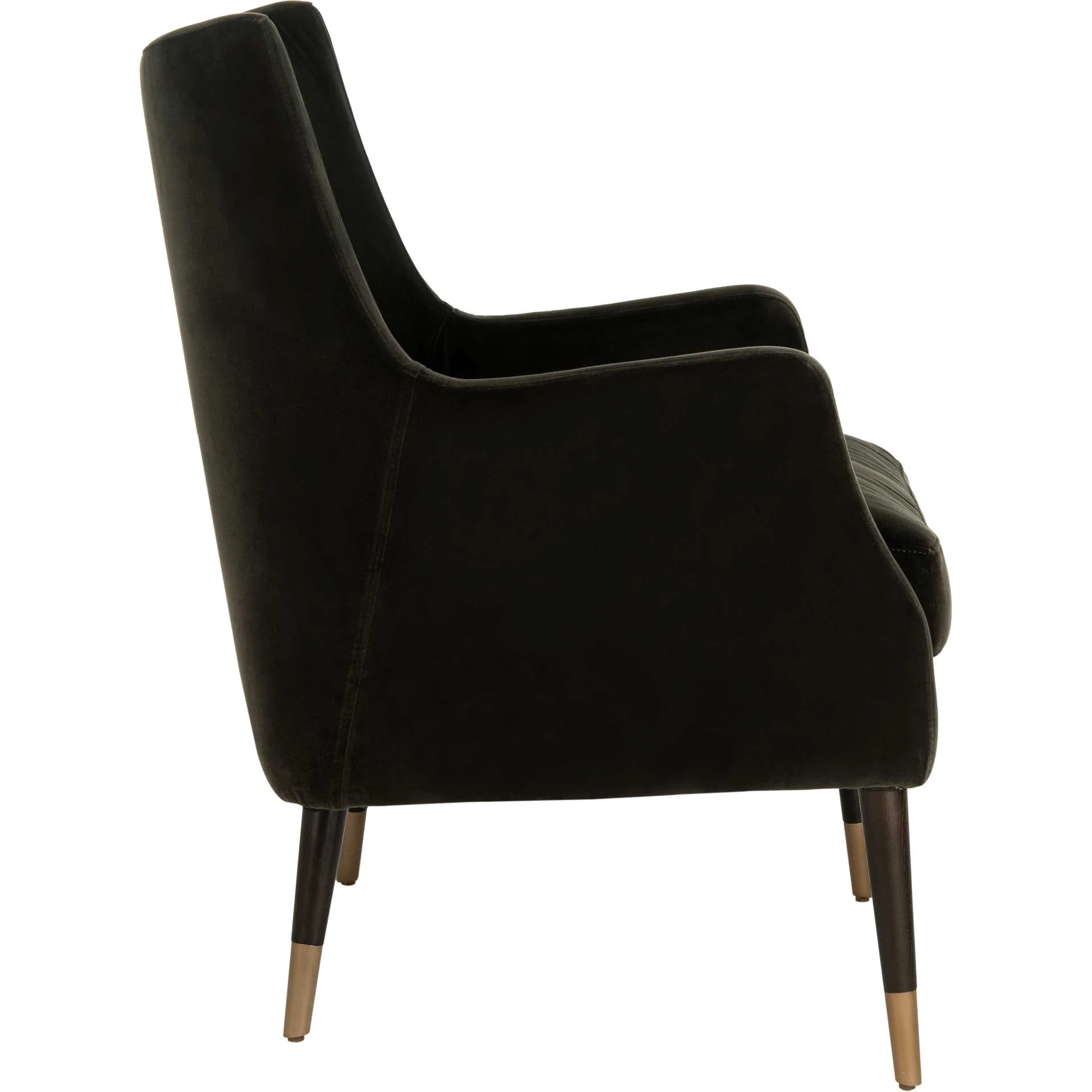 Siena Velvet Arm Chair Giotto Shale - Image 3