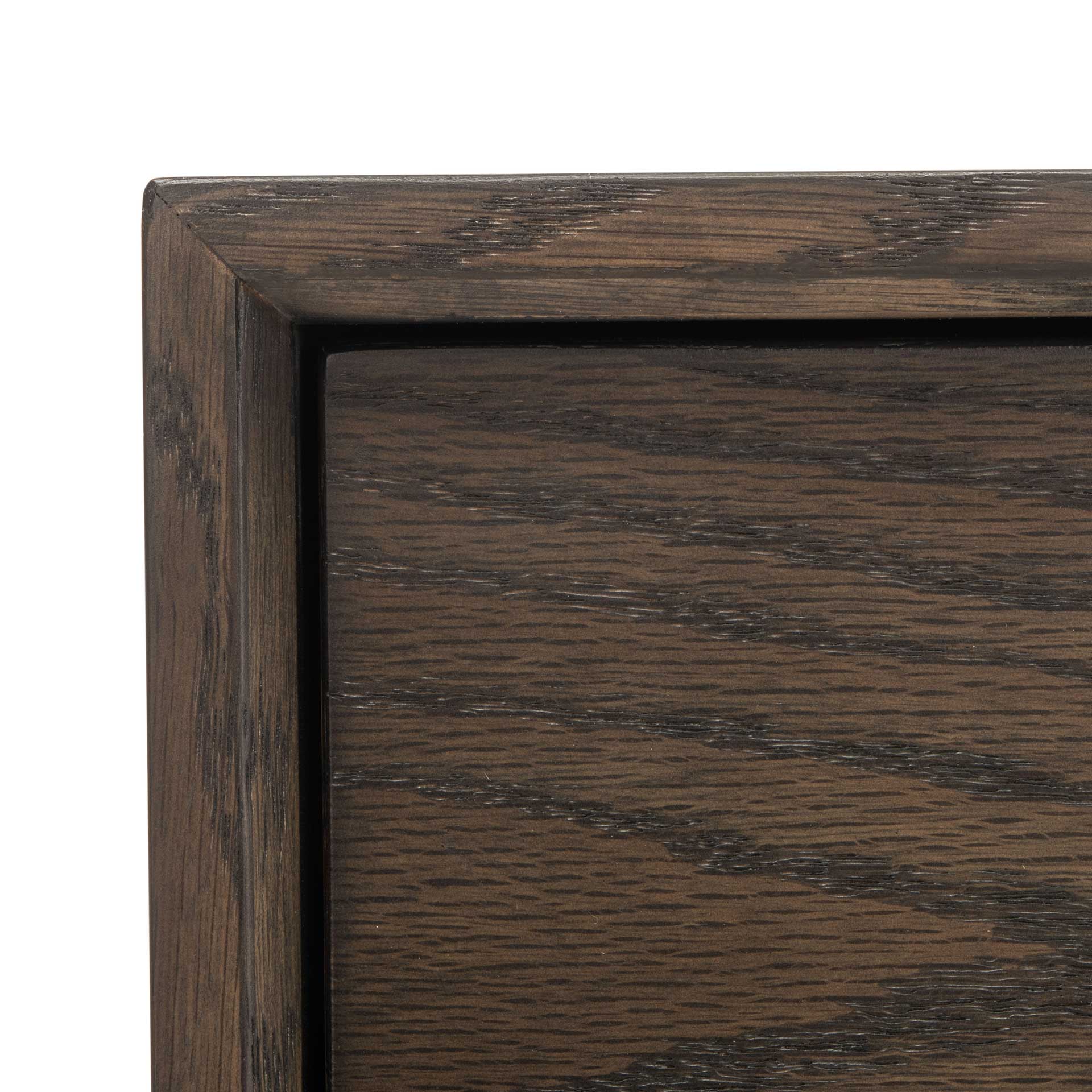 Silas 2 Drawer Wood Nightstand Dark Walnut - Image 5