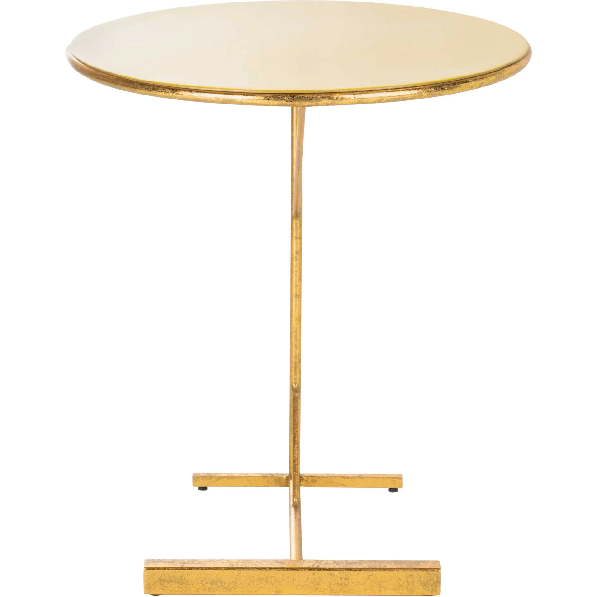 Simona Round C Table Yellow/Gold - Image 2
