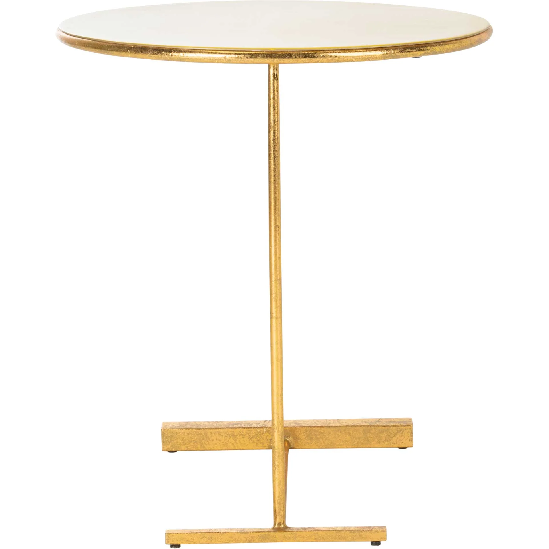 Simona Round C Table Yellow/Gold - Image 4
