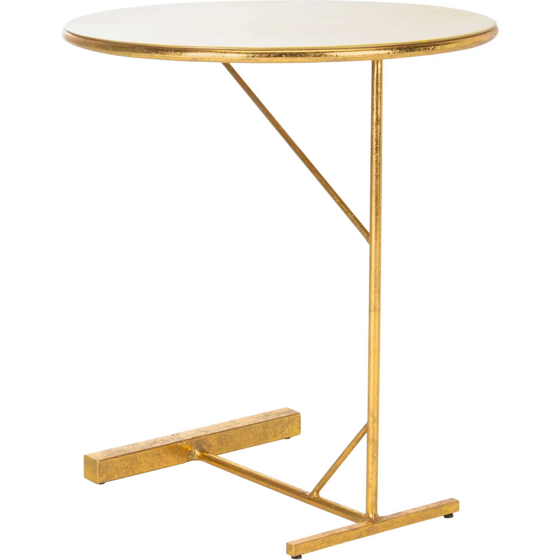 Simona Round C Table Yellow/Gold - Image 5