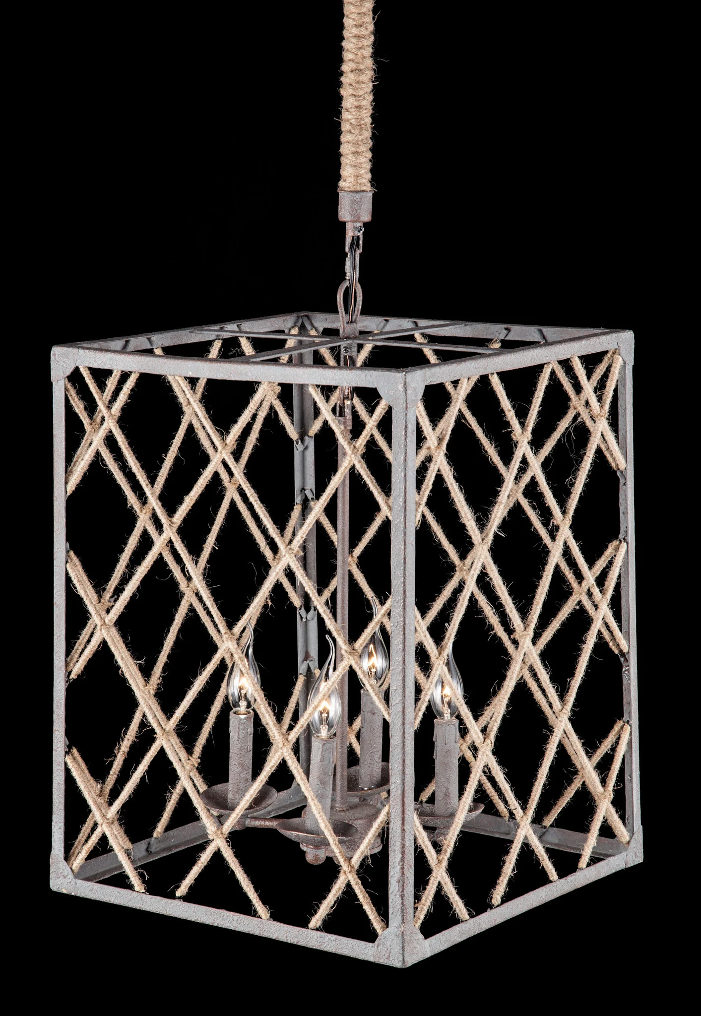 Sint Ceiling Lamp Twine & Iron - Image 4