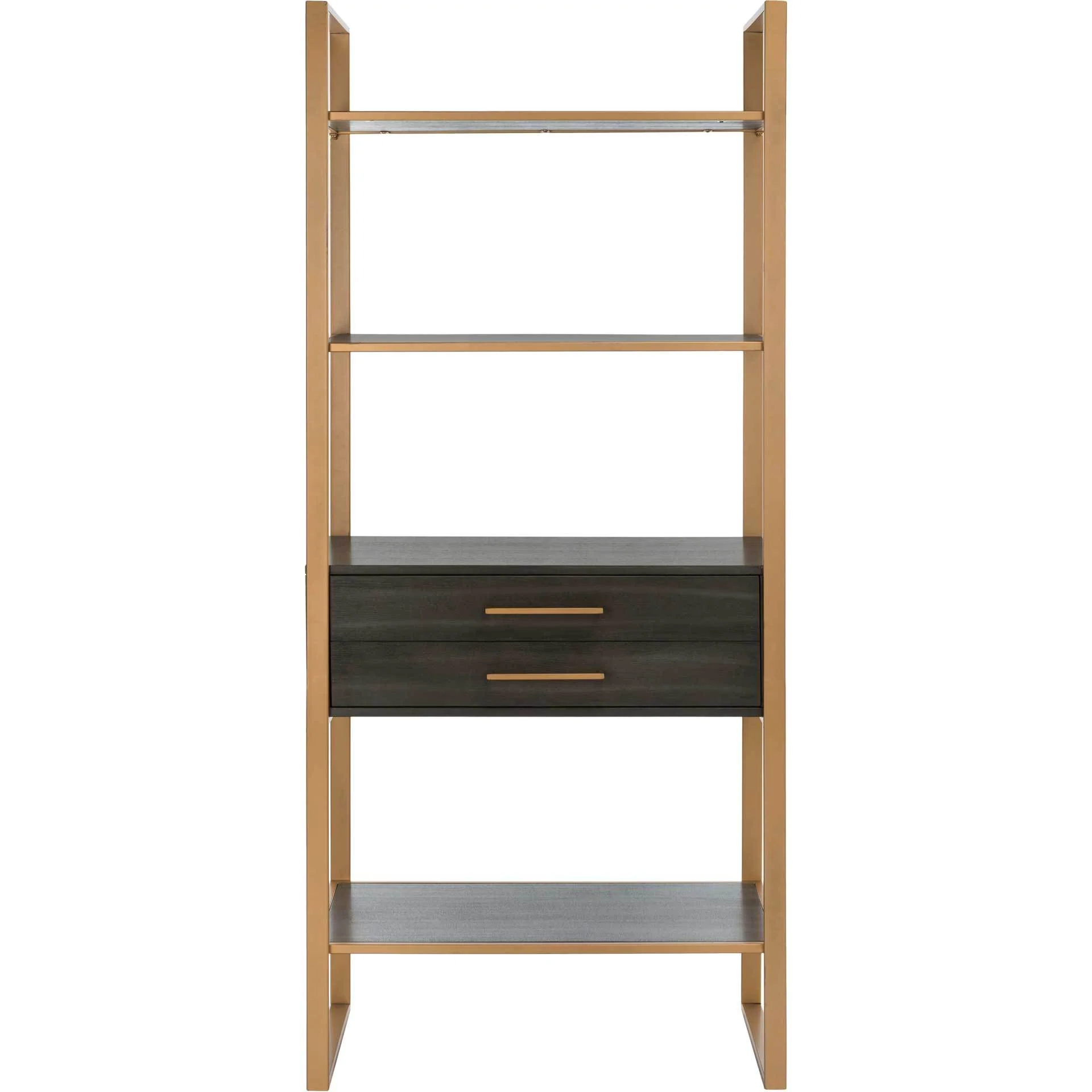 Skadi 4 Tier 1 Drawer Etagere Gold/Gray Oak - Image 2