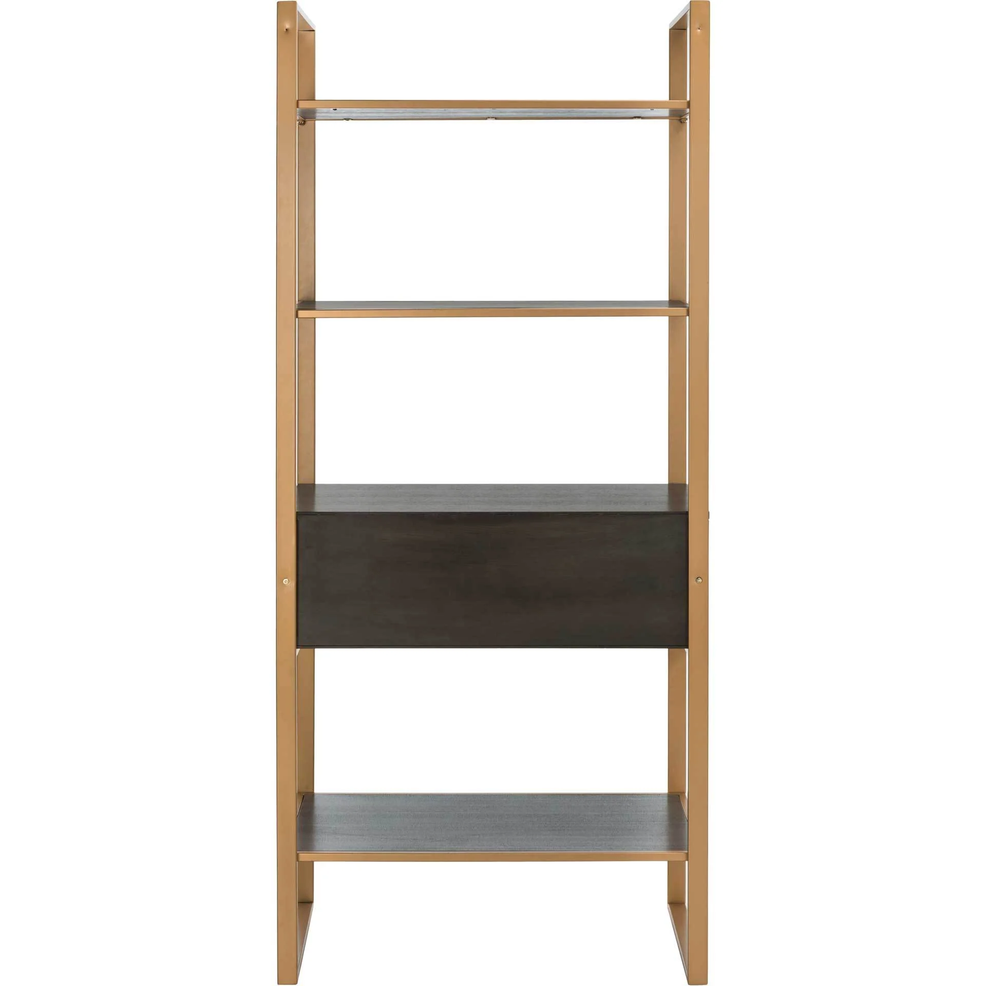 Skadi 4 Tier 1 Drawer Etagere Gold/Gray Oak - Image 5