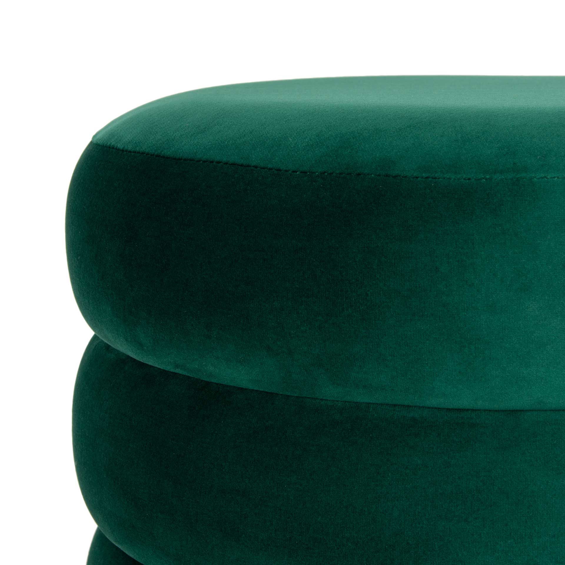 Skeat Gold Base Ottoman Emerald - Image 3