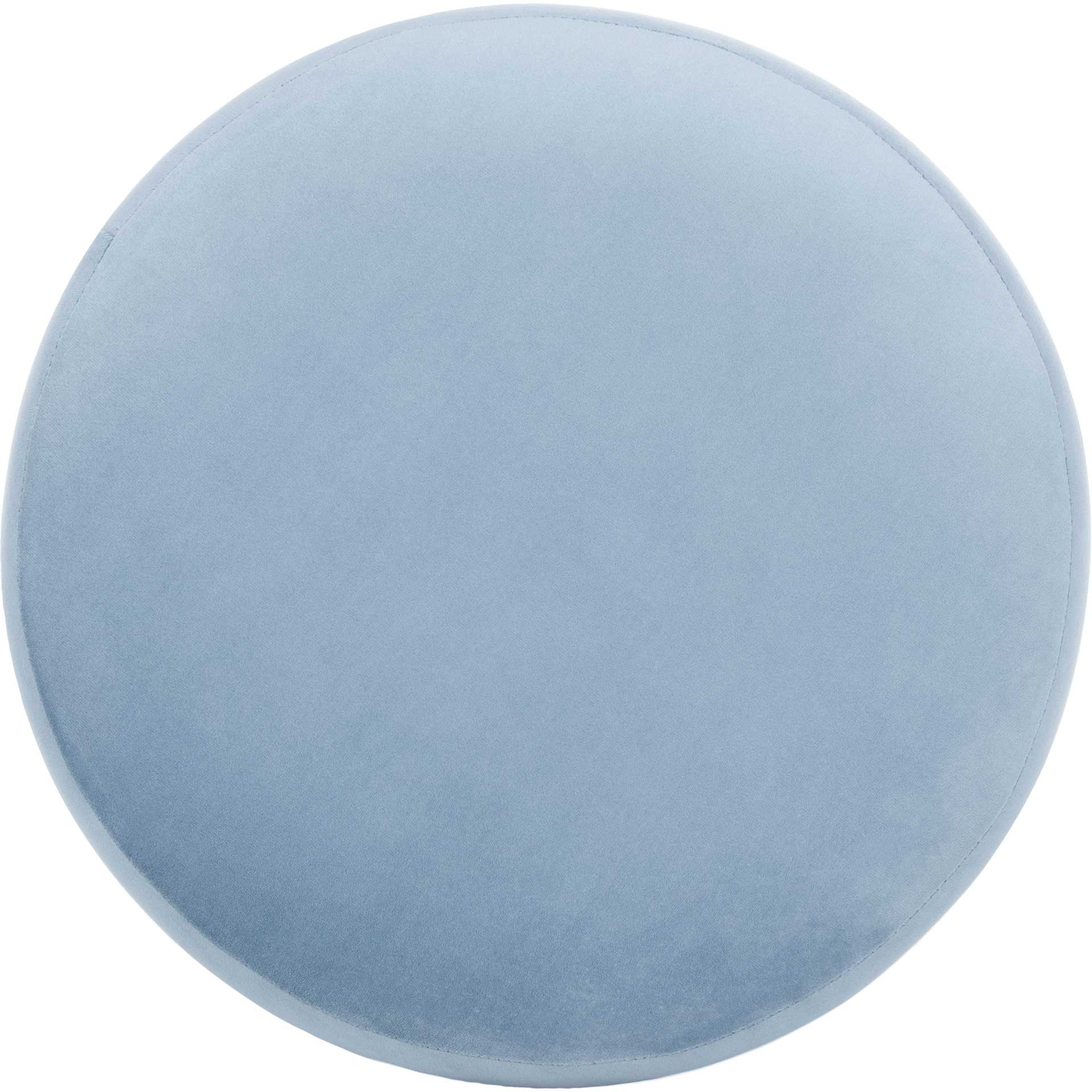 Skeat Gold Base Ottoman Light Blue - Image 2