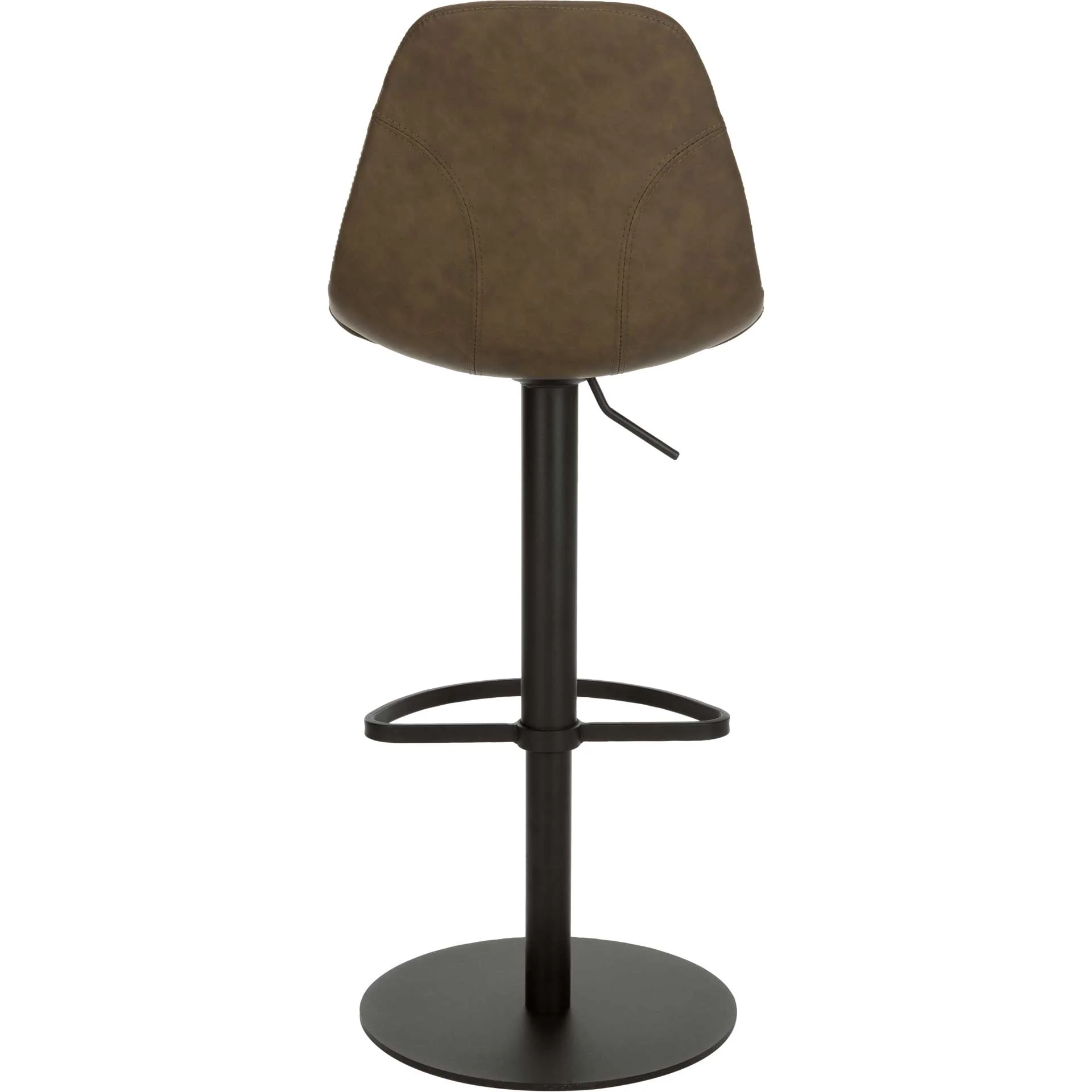 Skye Adjustable Swivel Bar Stool Olive - Image 4