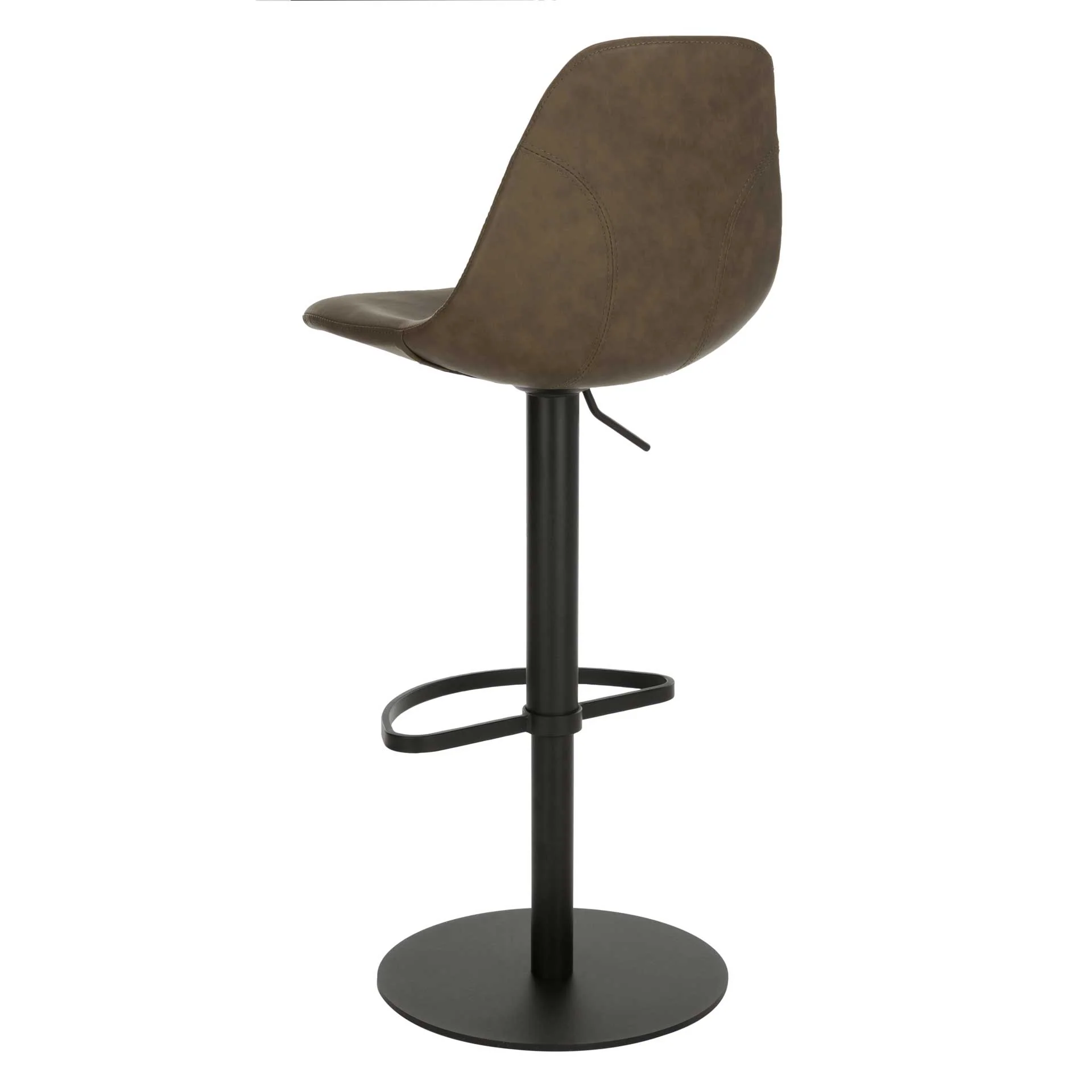 Skye Adjustable Swivel Bar Stool Olive - Image 5