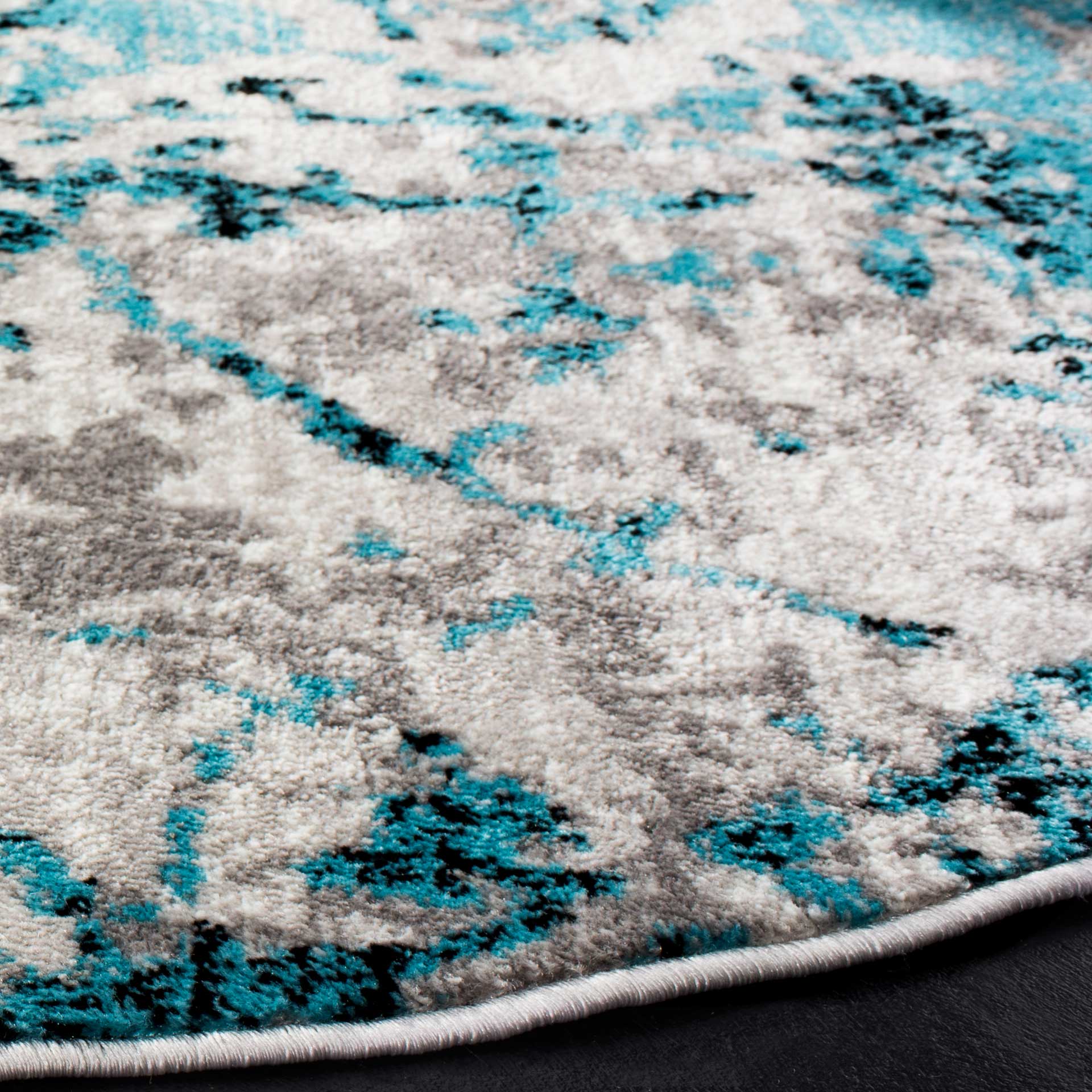 Skyler Blue/Ivory Round Rug - Image 2