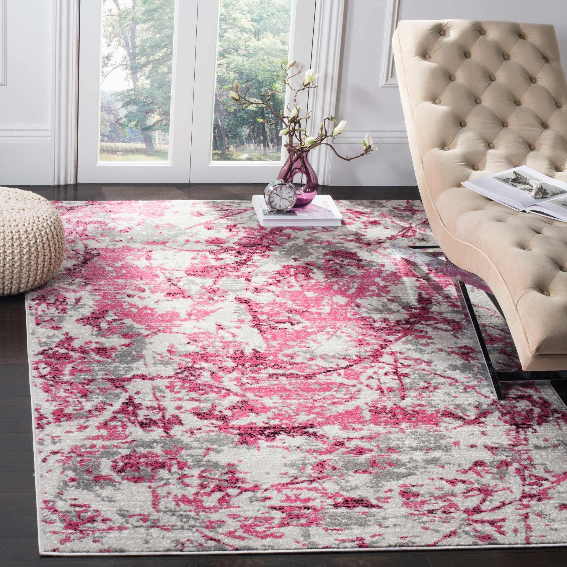 Skyler Pink/Ivory Area Rug - Image 4