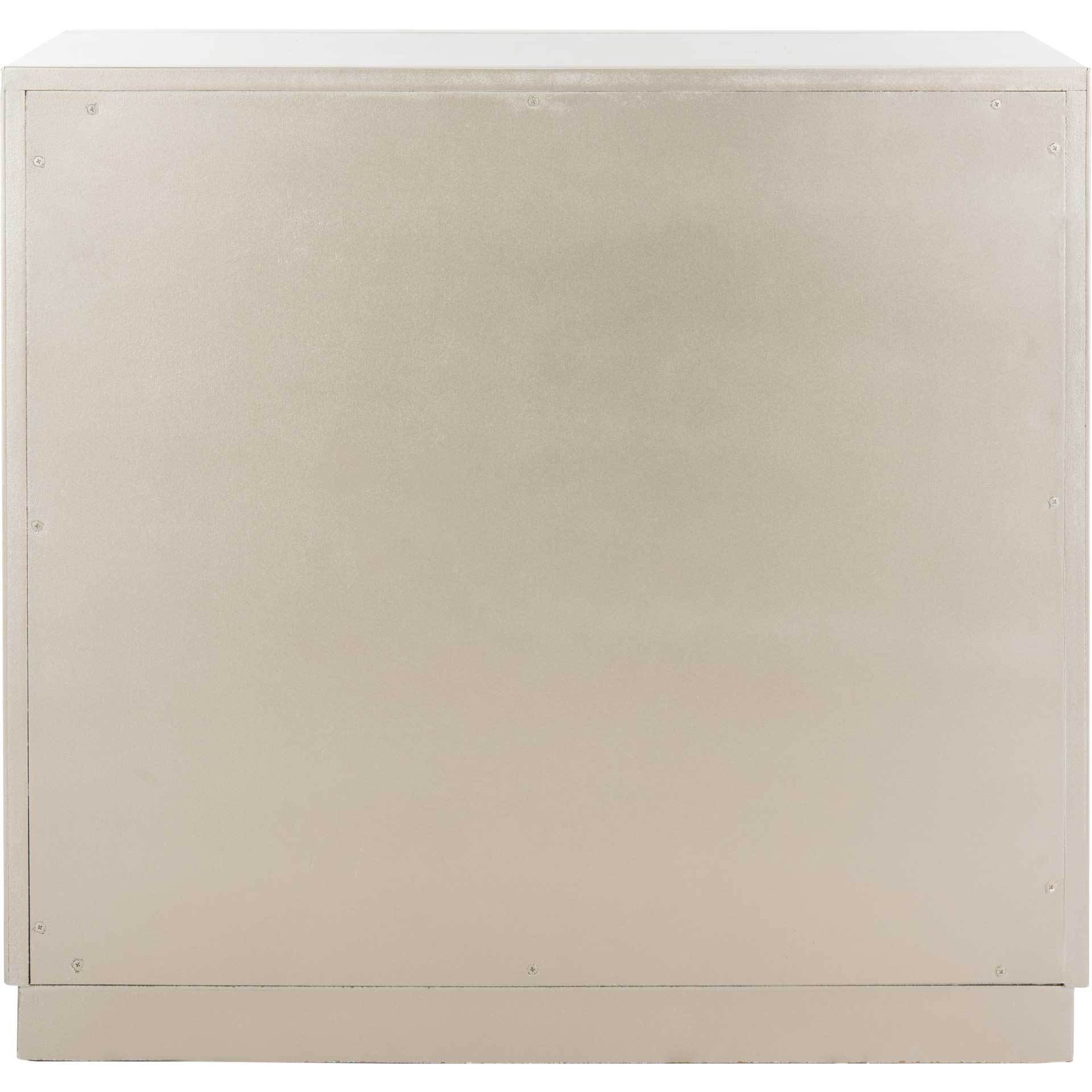 Slade 3 Drawer Chest Champagne/Nickel/Mirror - Image 4