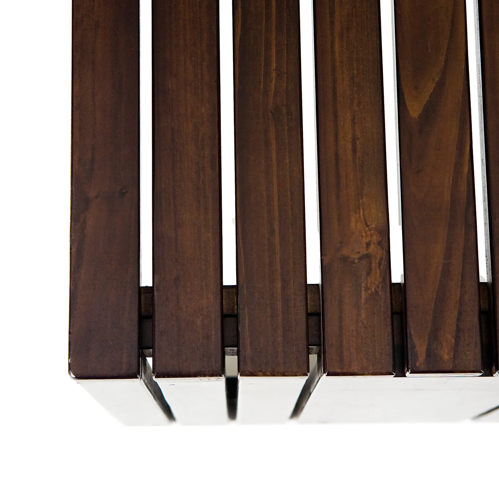 Slat Wood Bench/Table Espresso - Image 2