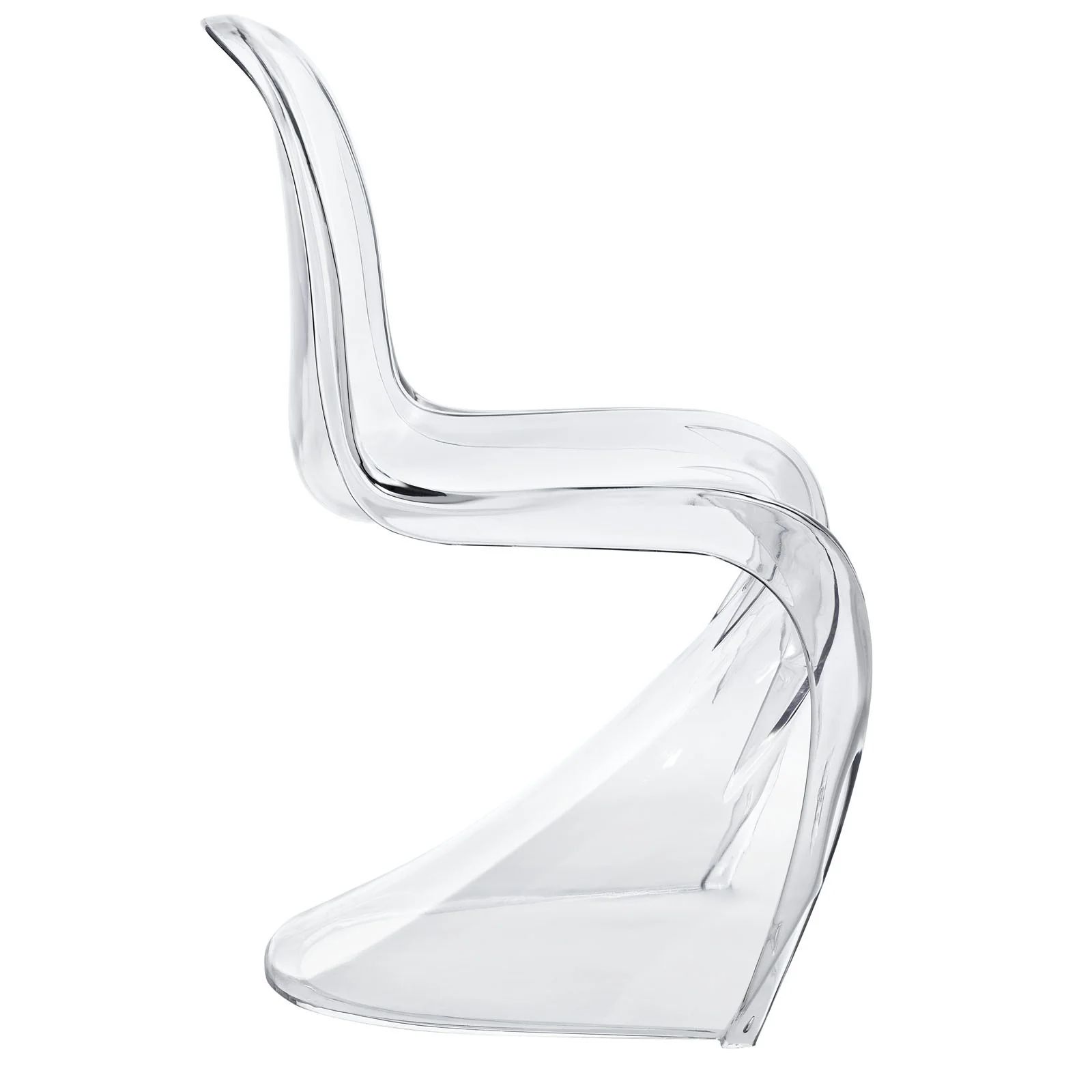 Slide Clear Side Chair Clear - Image 2