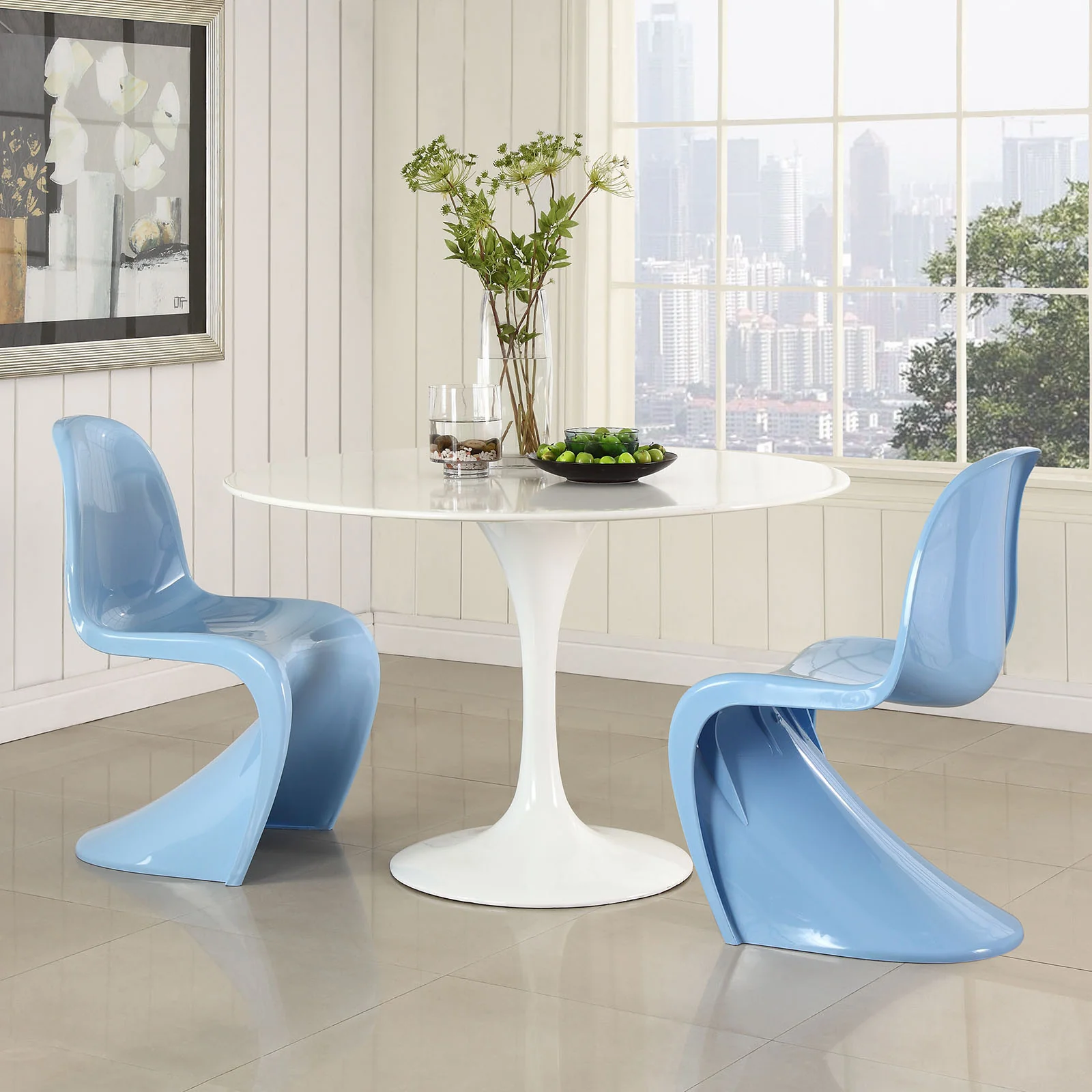 Slide Side Chair Blue - Image 4