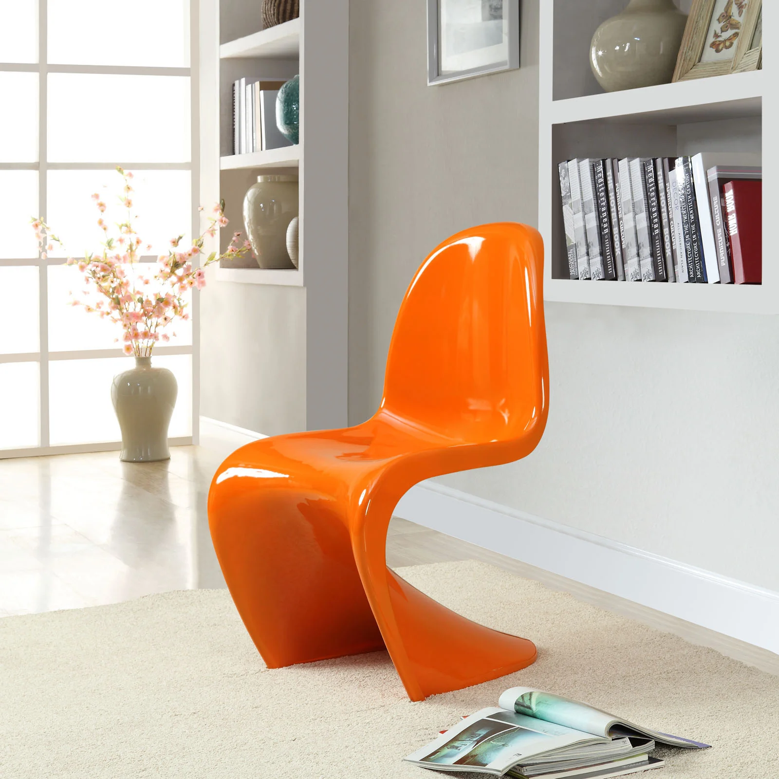 Slide Side Chair Orange - Image 4