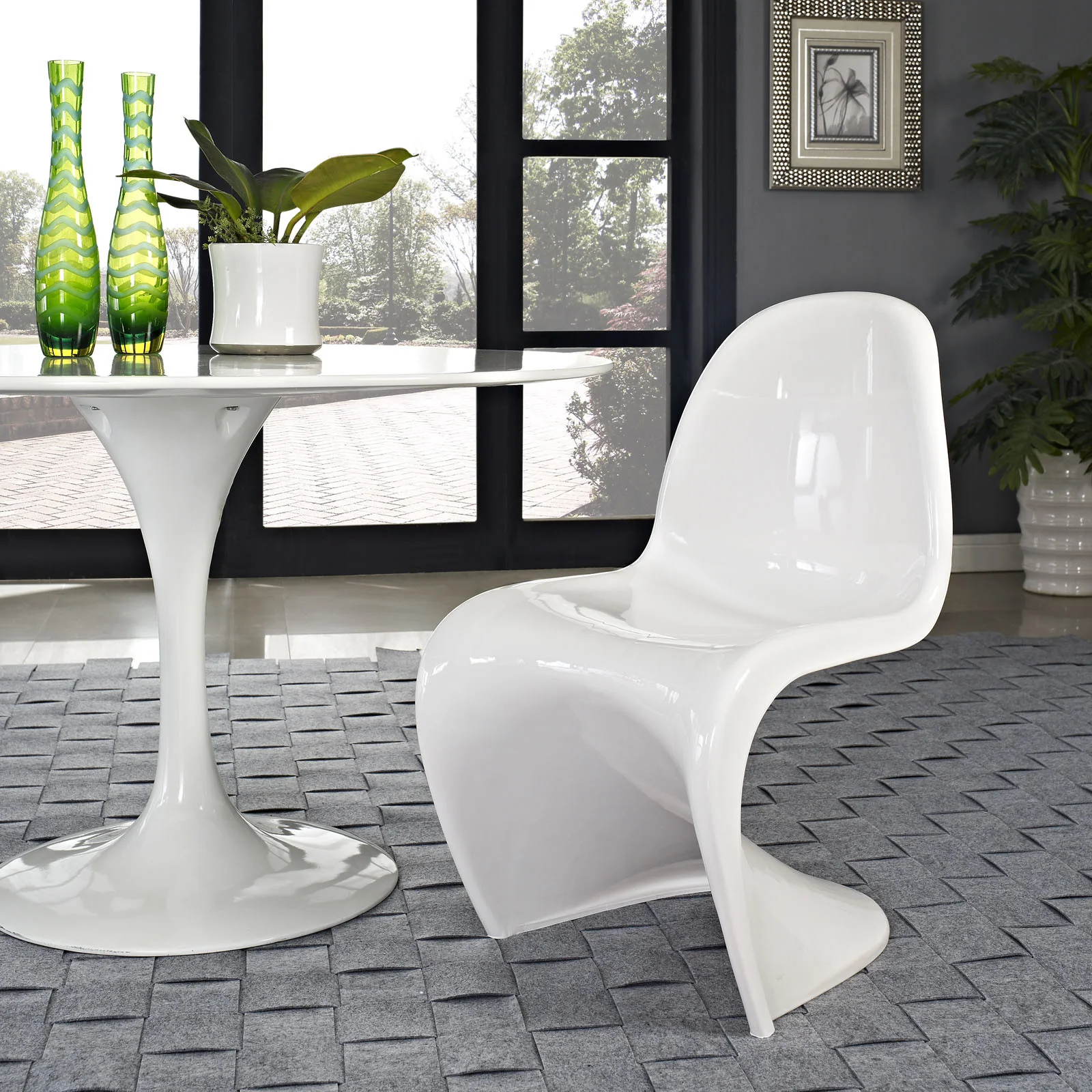 Slide Side Chair White - Image 4